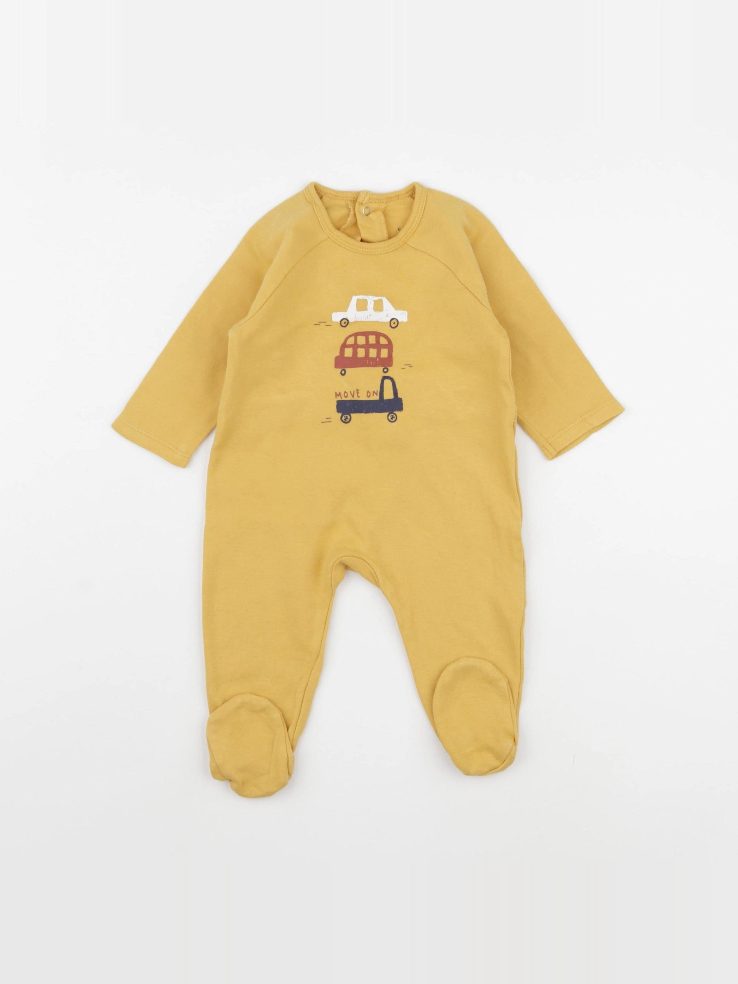 La Redoute - pyjama coton jaune - 6 mois