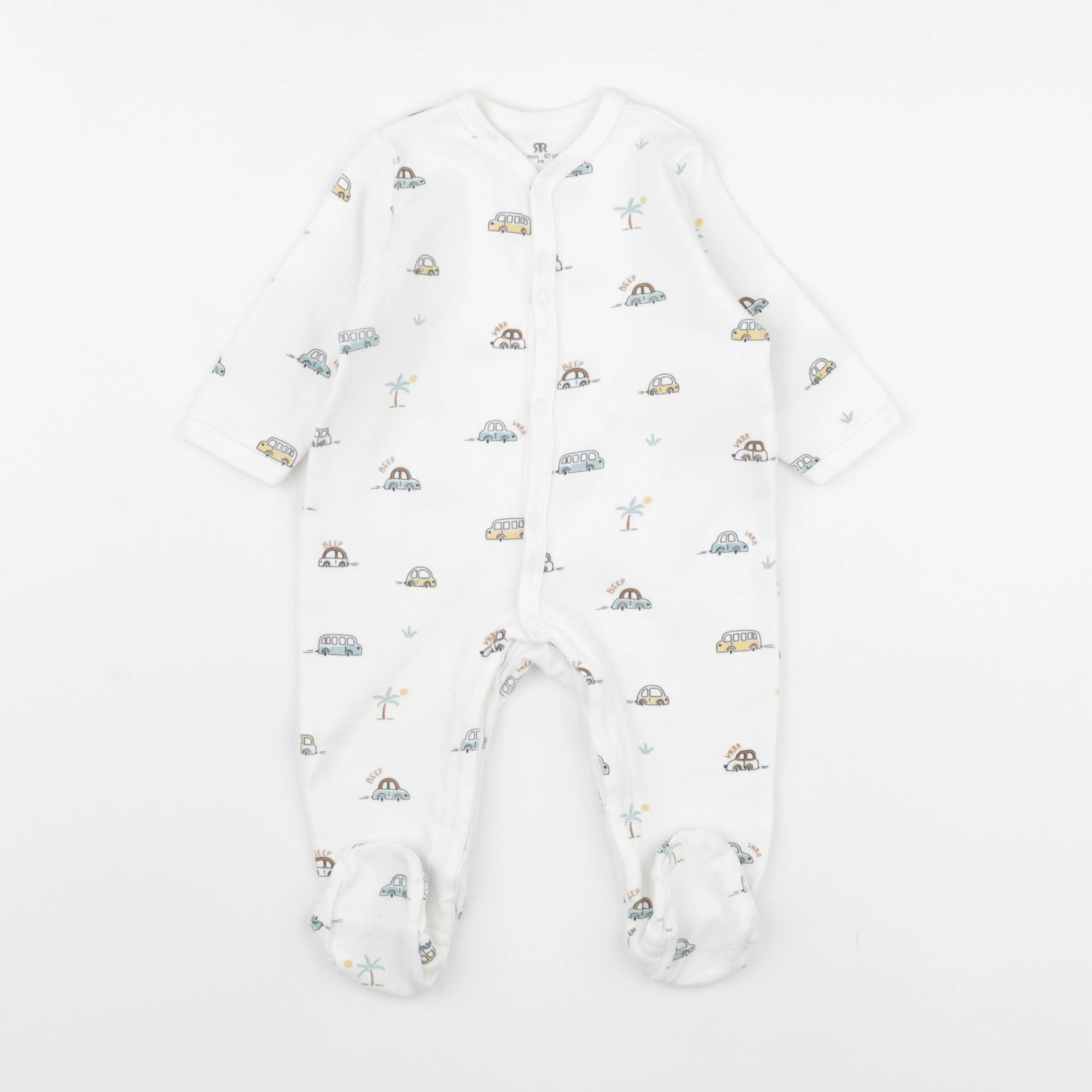 La Redoute - pyjama coton blanc - 6 mois