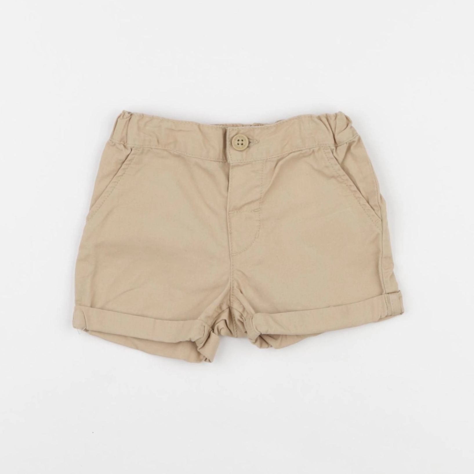 H&M - short marron - 6 mois