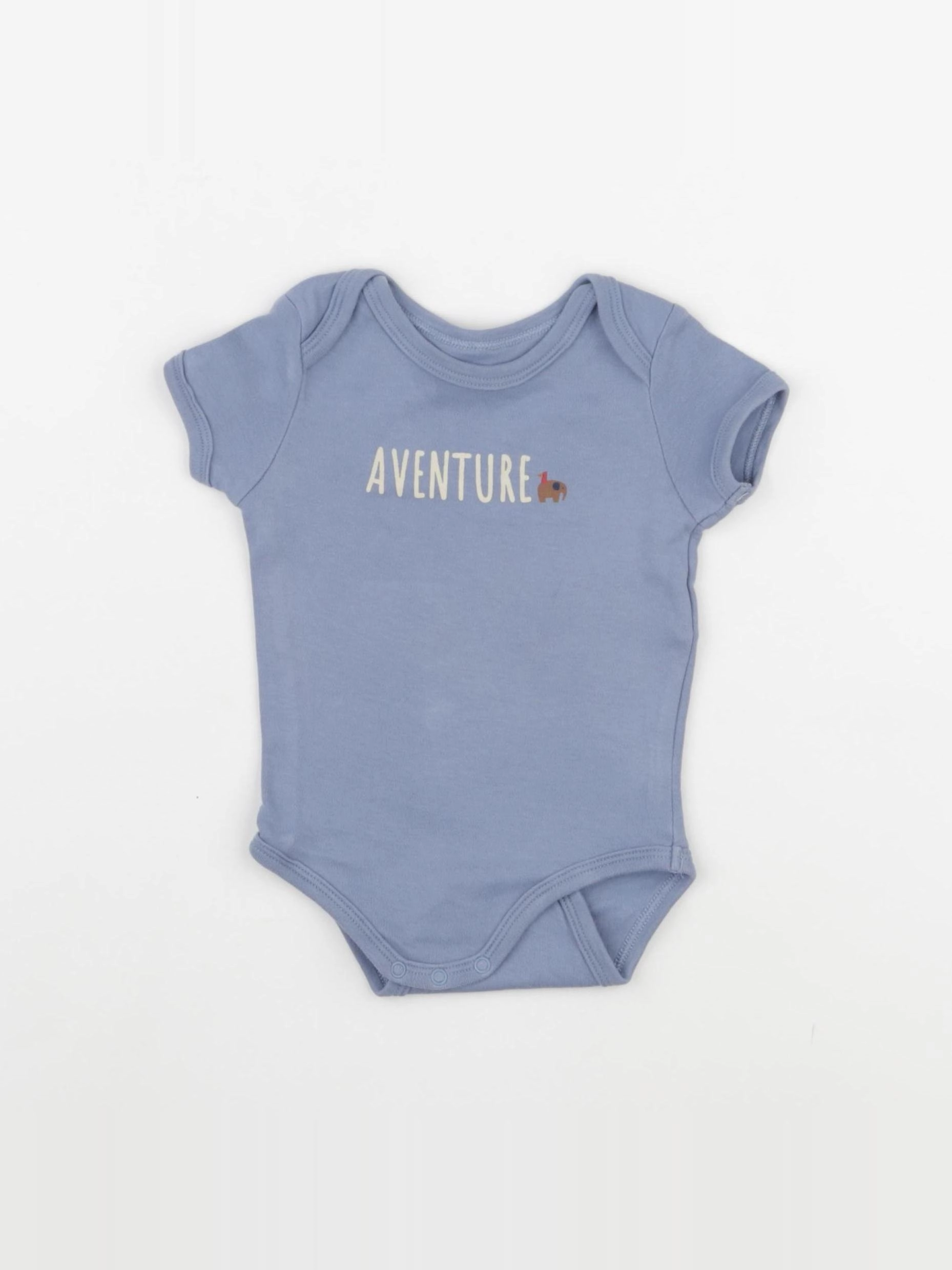 Vertbaudet - body bleu - 9 mois