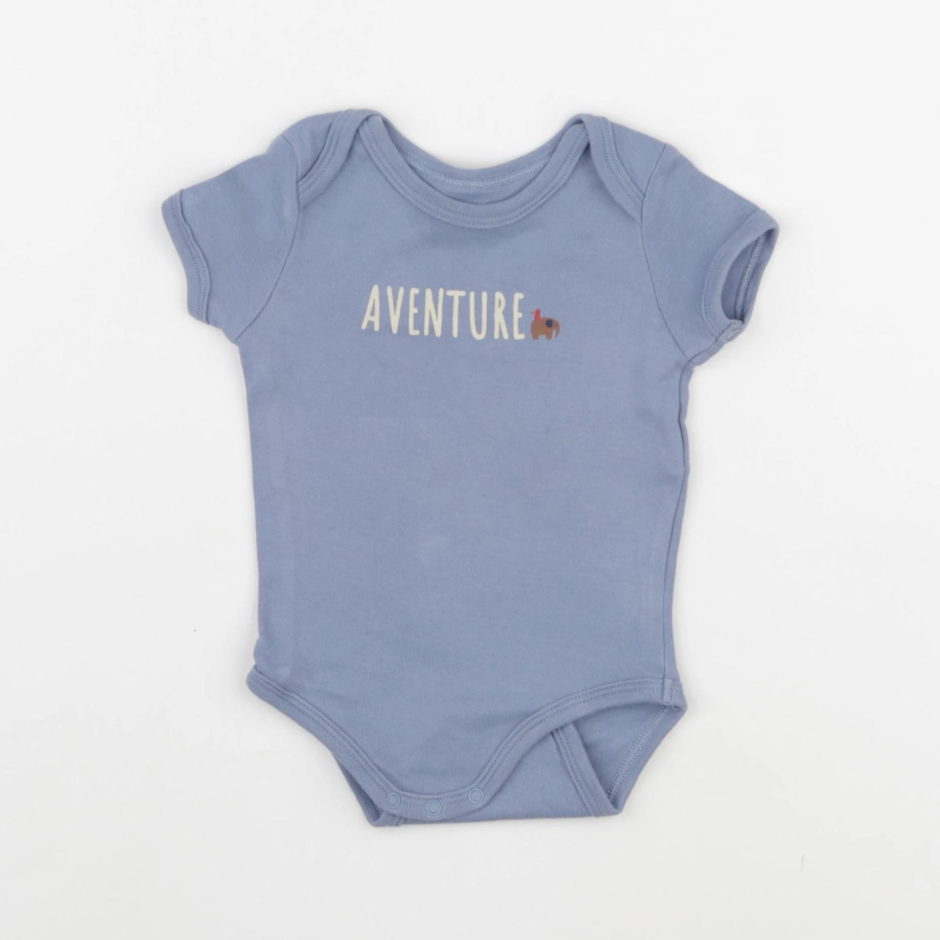 Vertbaudet - body bleu - 9 mois