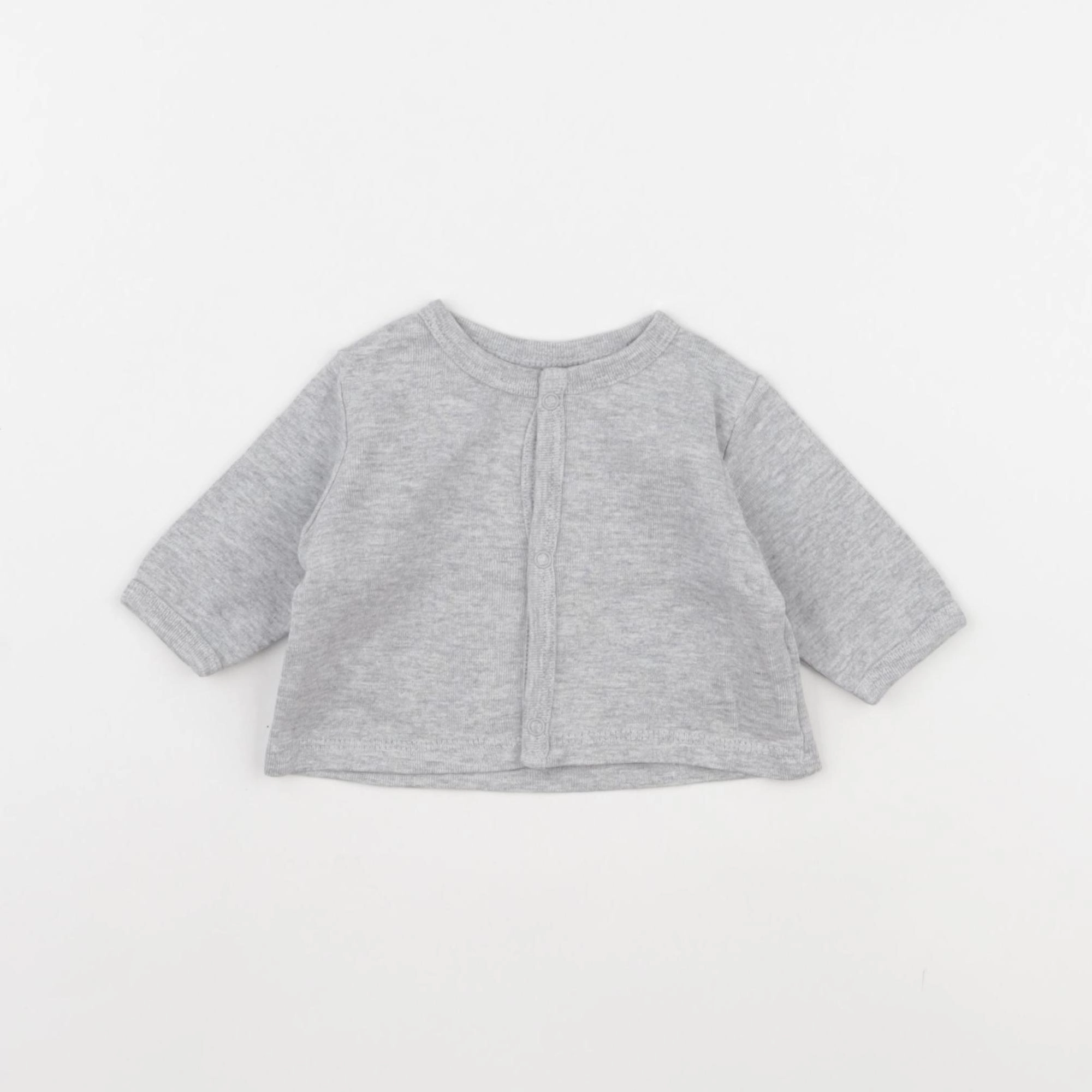 Vertbaudet - sweat gris - 1 mois