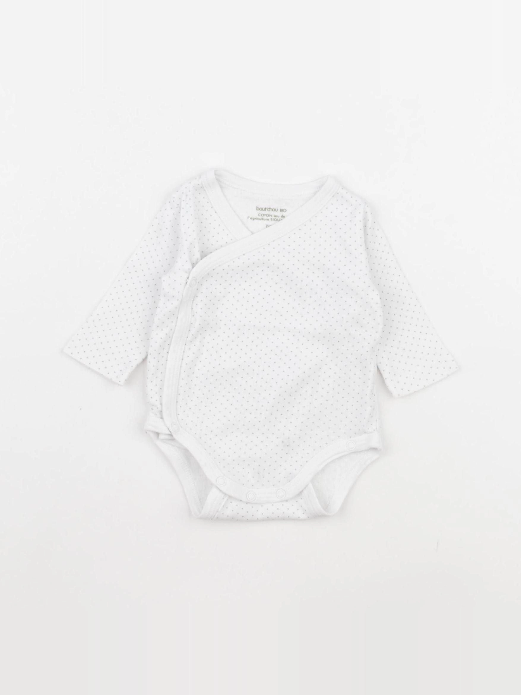 Boutchou - body blanc - 0 mois