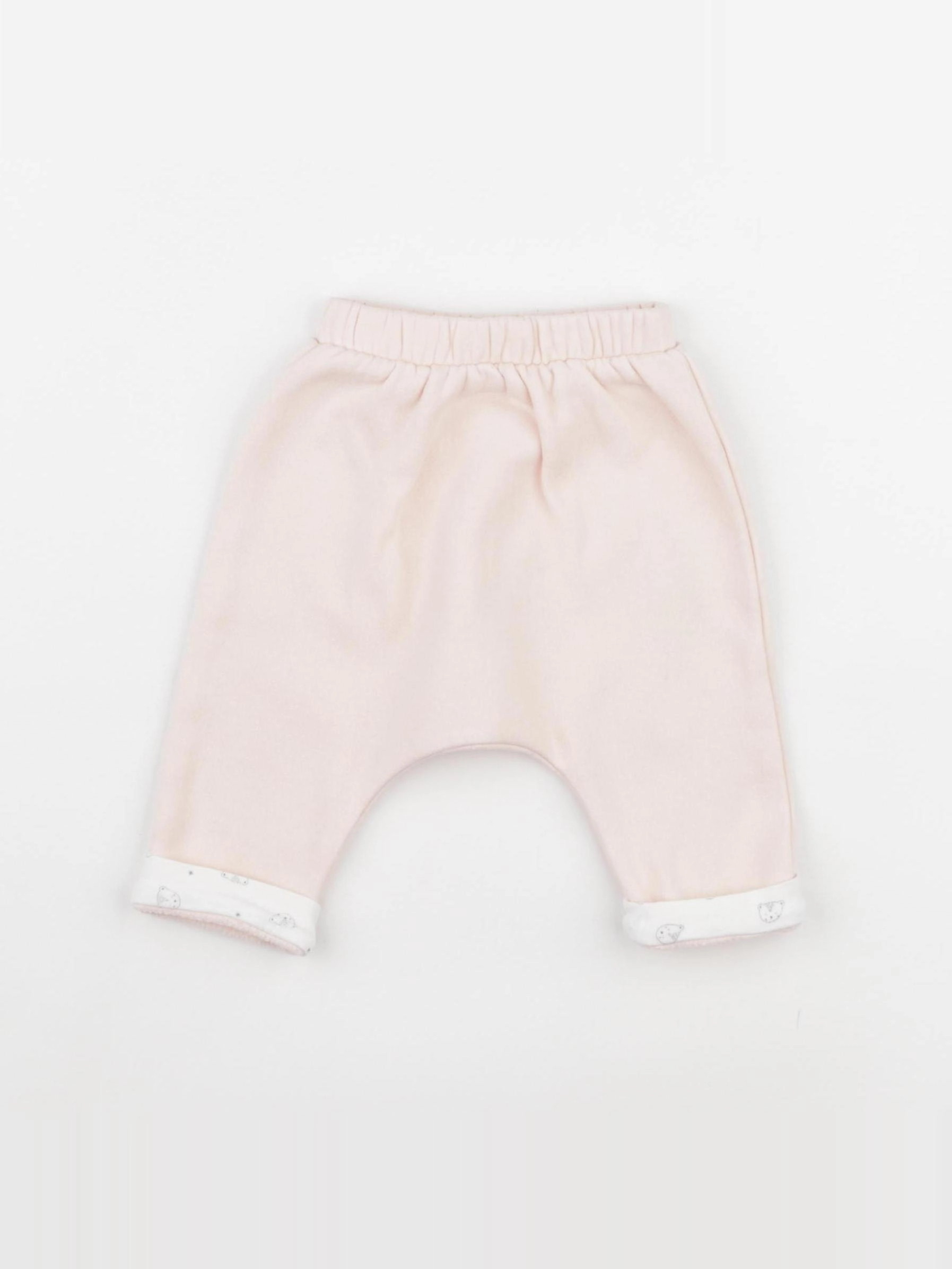 Vertbaudet - pantalon rose - 3 mois