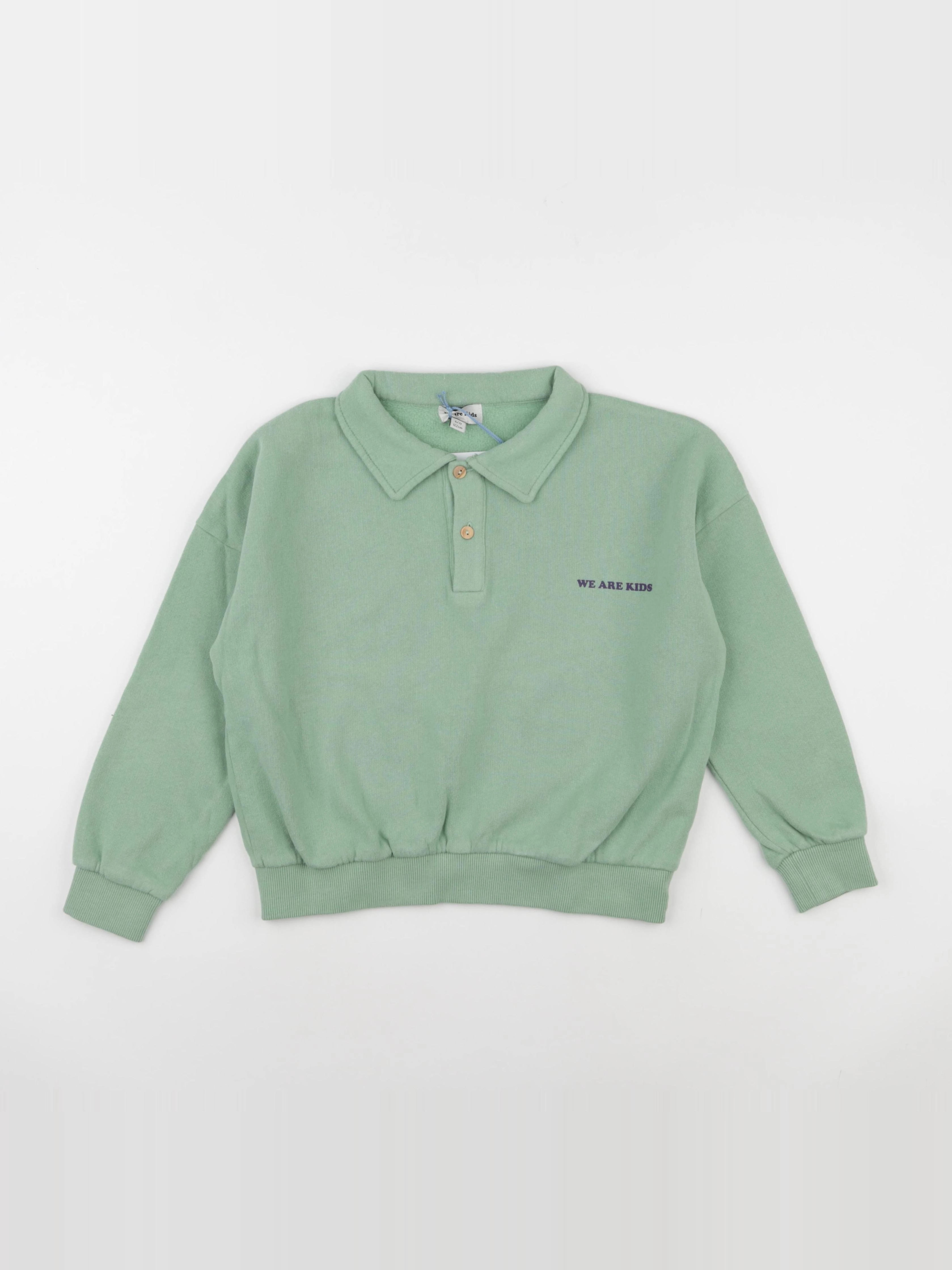 We are kids - Sweat Polo Tender Green - 10/11 ans