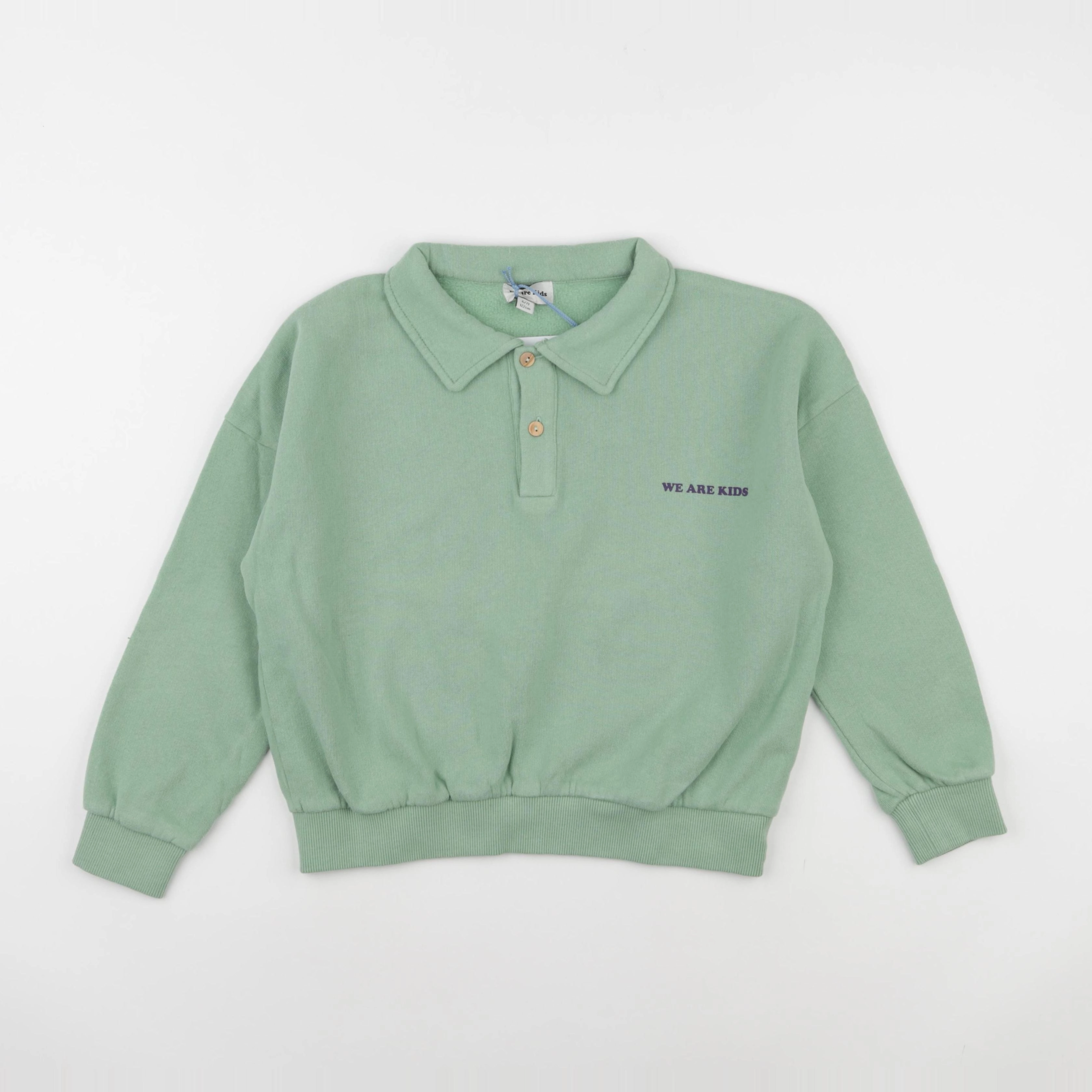 We are kids - Sweat Polo Tender Green - 6/7 ans
