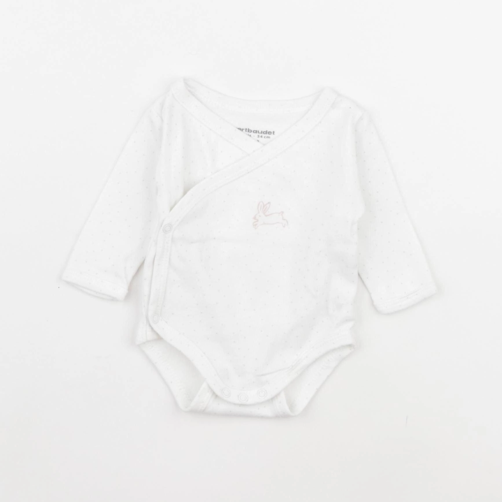 Vertbaudet - body rose - 1 mois