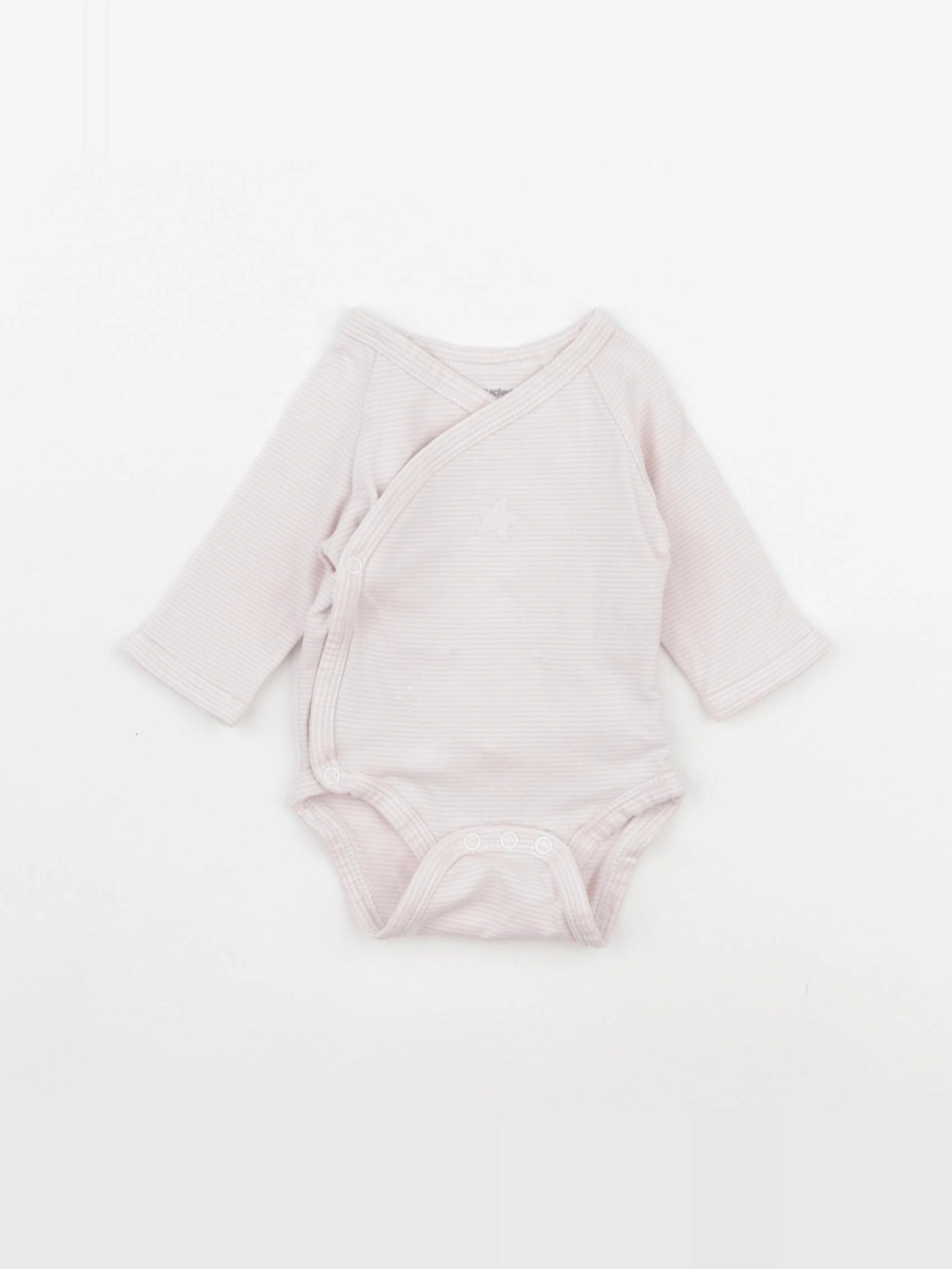 Vertbaudet - body rose - 1 mois