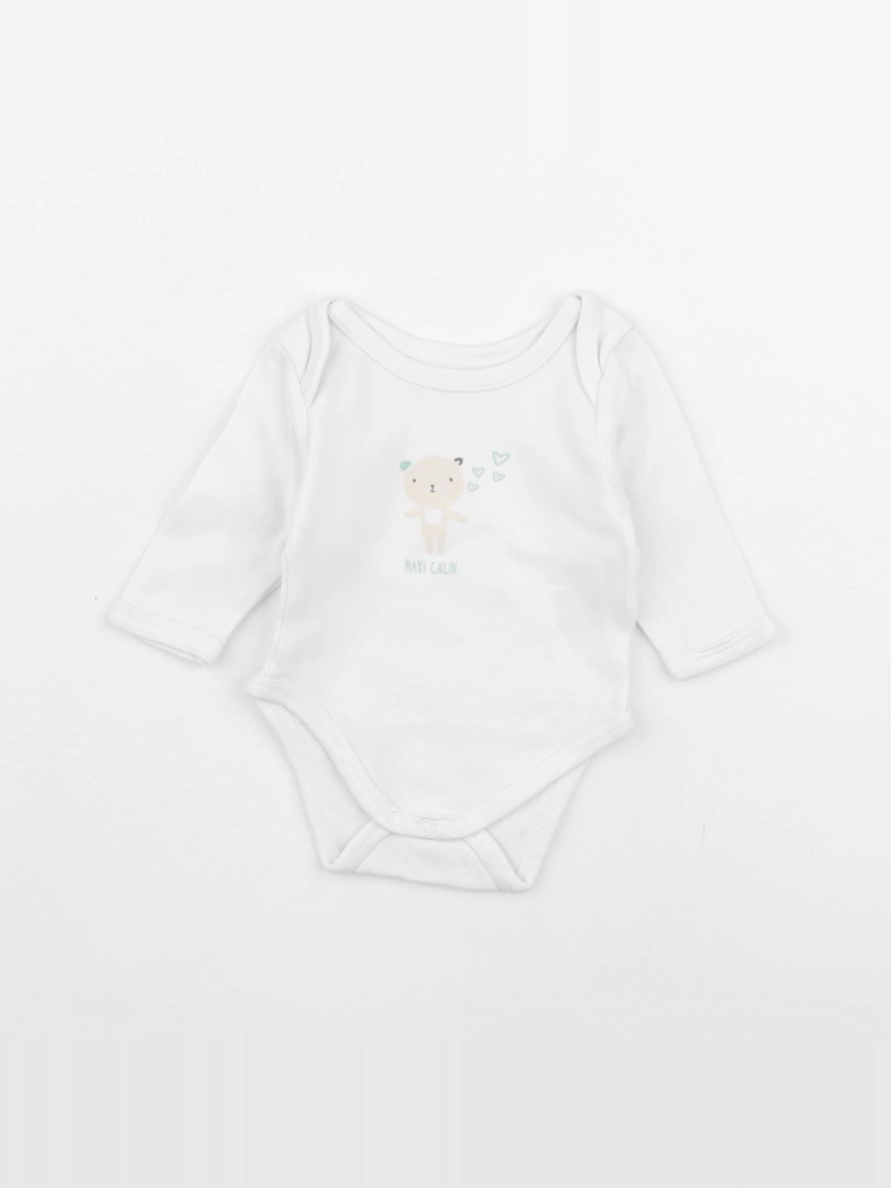 Vertbaudet - body blanc - 1 mois