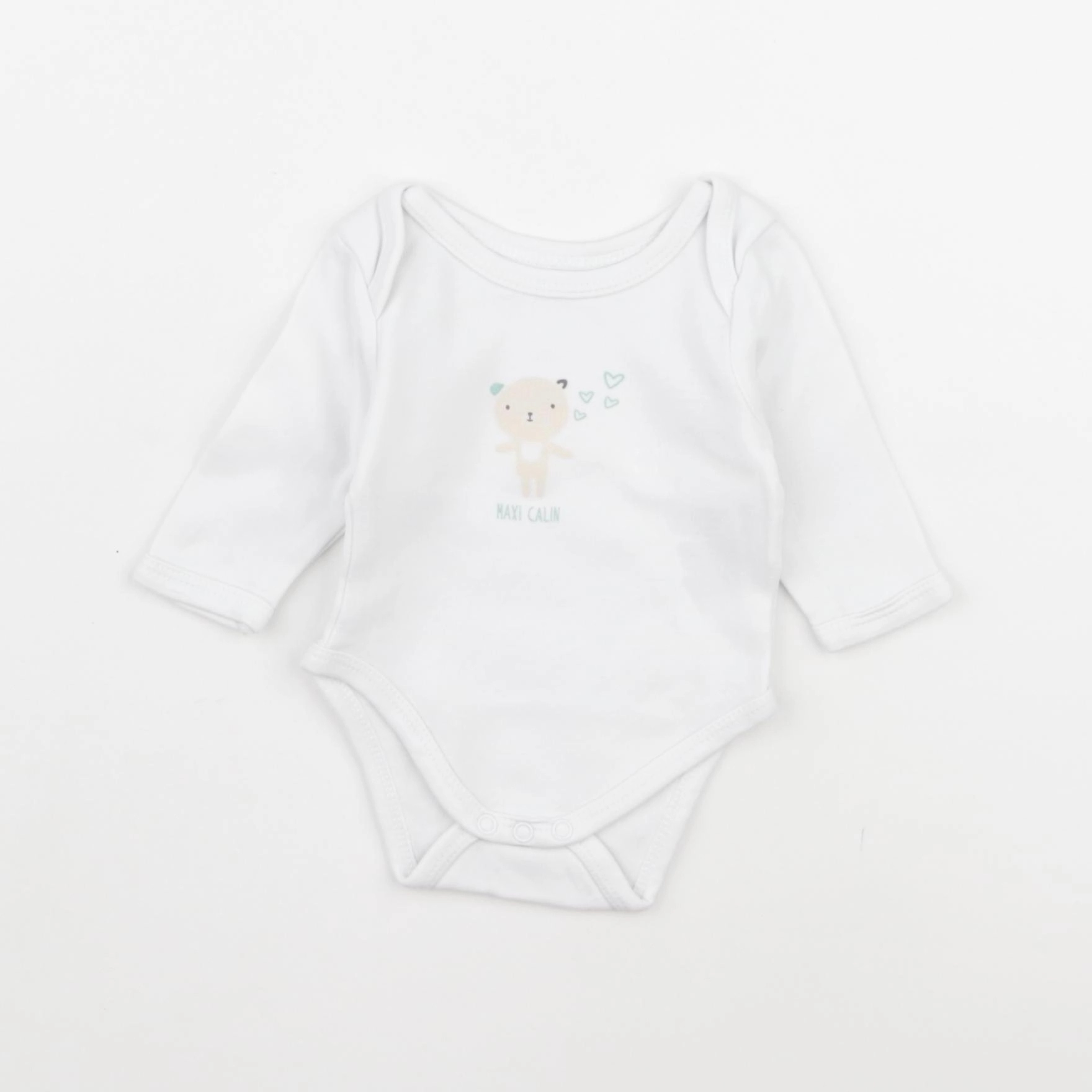 Vertbaudet - body blanc - 1 mois
