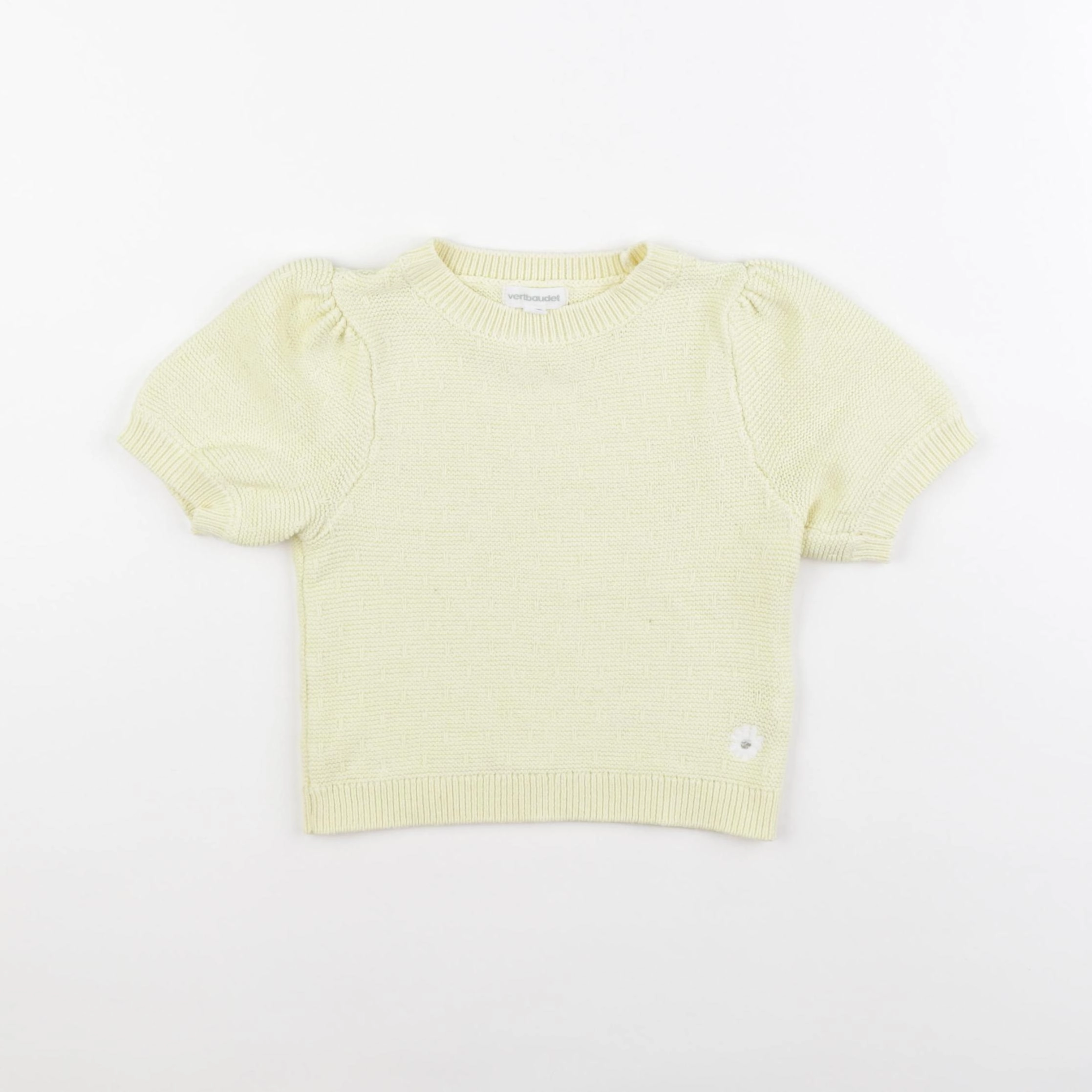 Vertbaudet - pull jaune - 3 ans