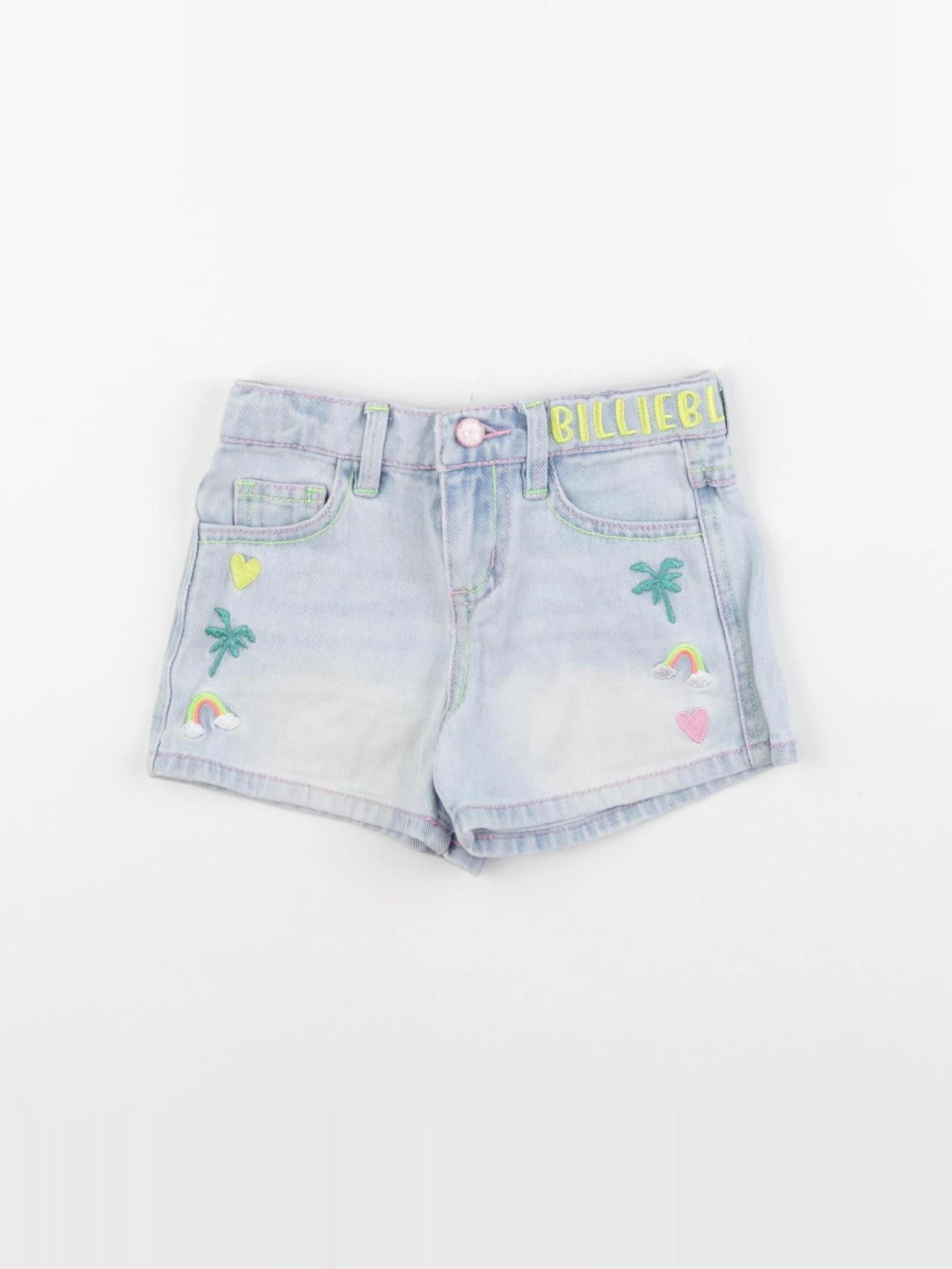 Billie Blush - short bleu - 3/4 ans