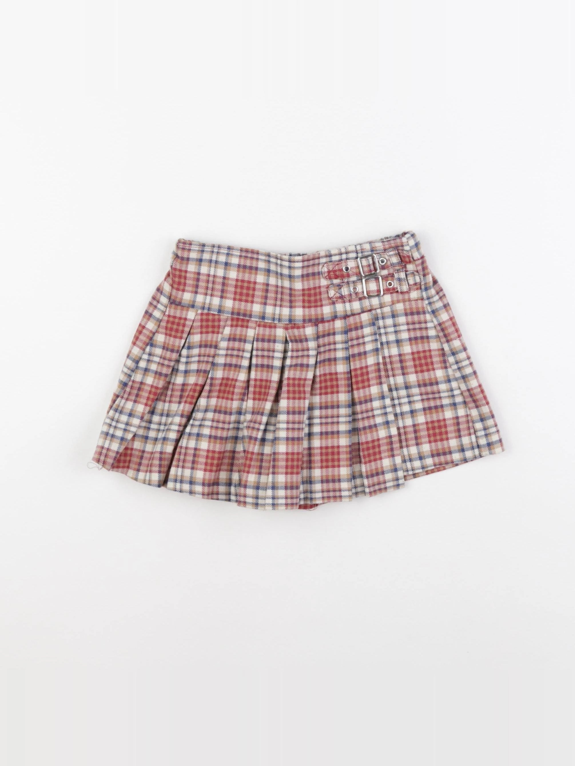 Zara - jupe short rouge, beige - 18/24 mois