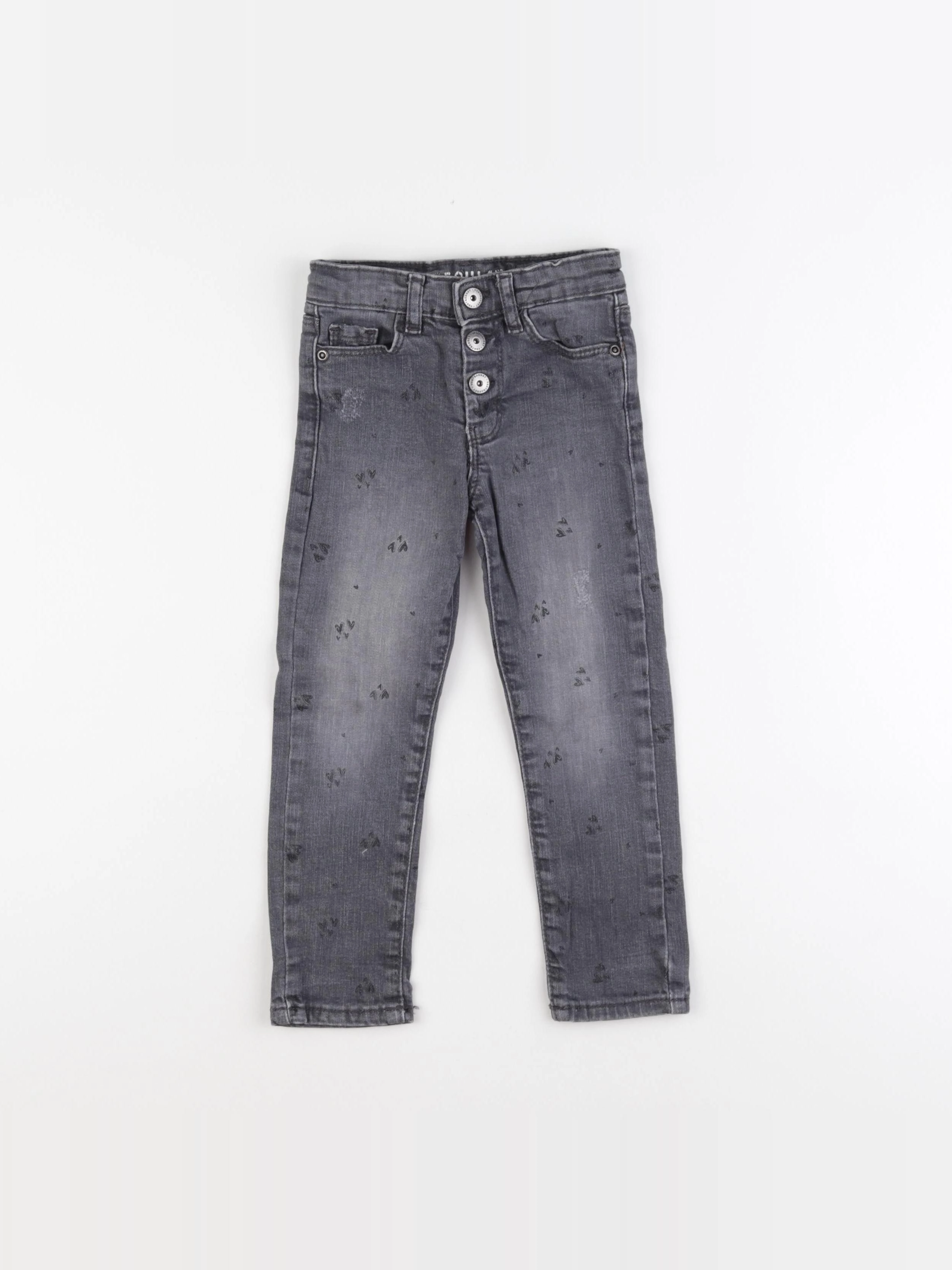 Vertbaudet - jean gris - 3 ans