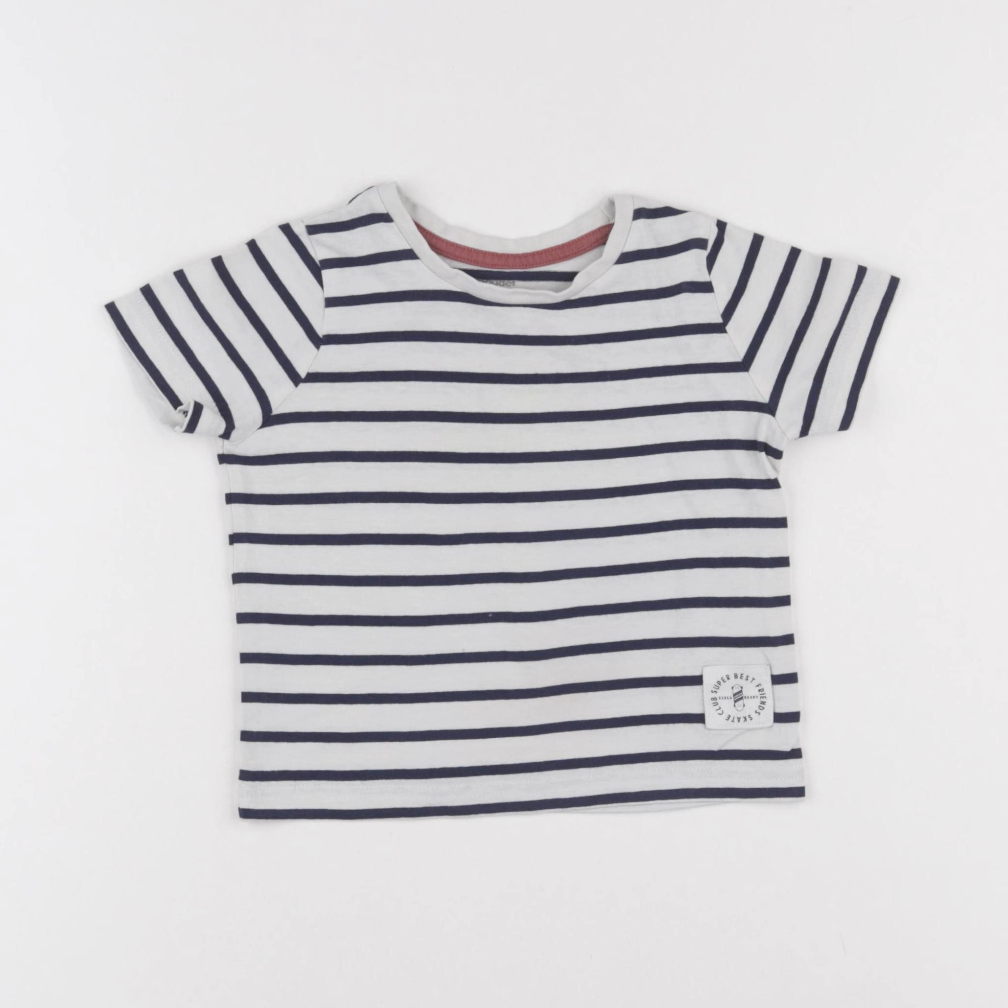 Vertbaudet - tee-shirt blanc - 2 ans