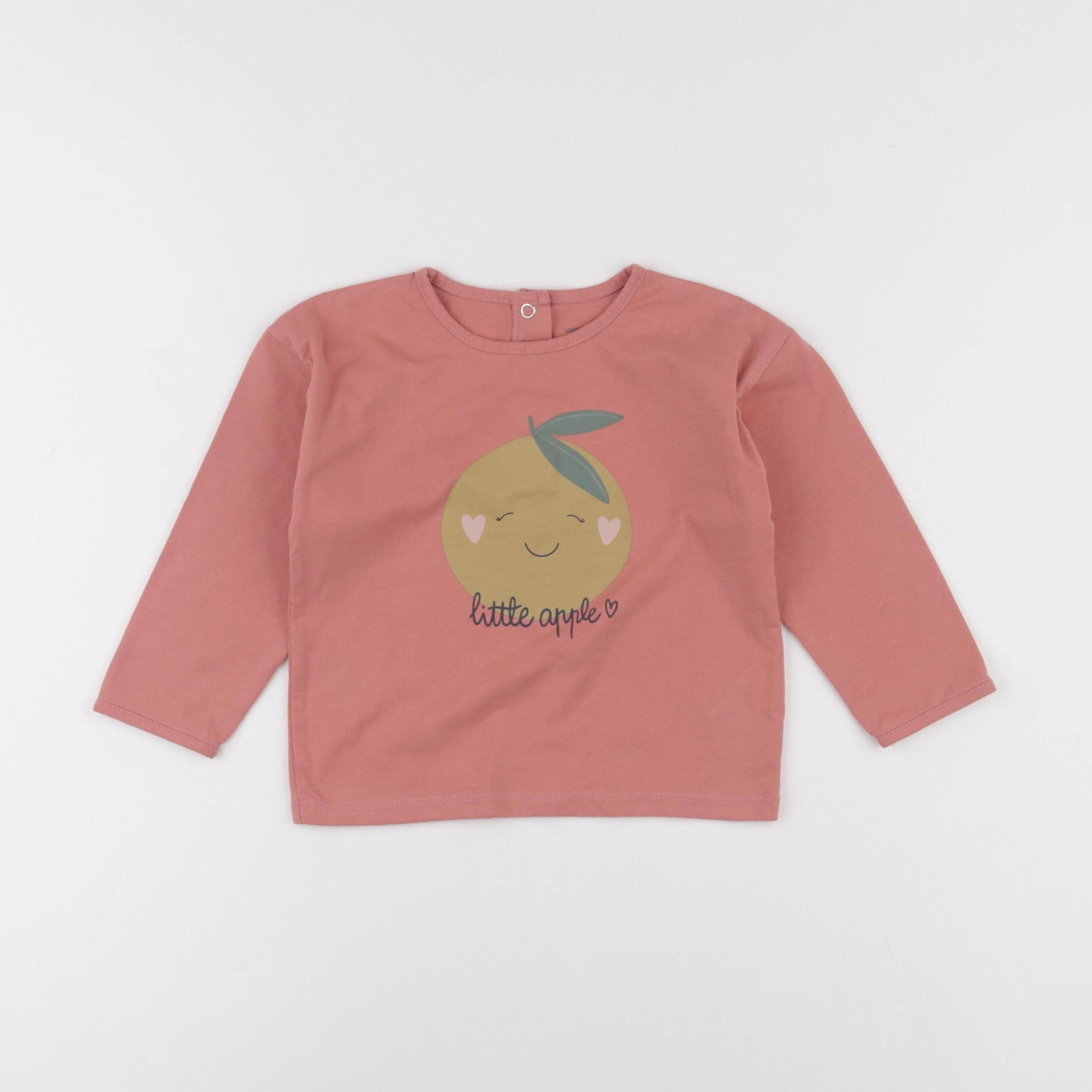 Vertbaudet - tee-shirt rose - 24 mois