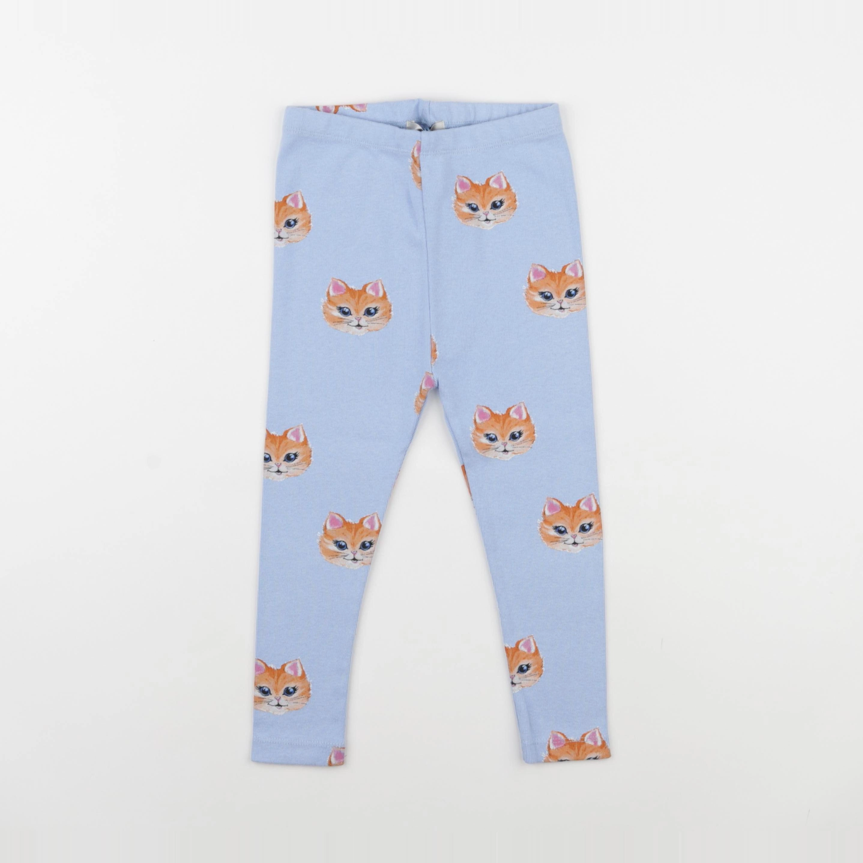 We are kids - Legging Nour Ribbed Jersey Little Cats - 3/6 mois