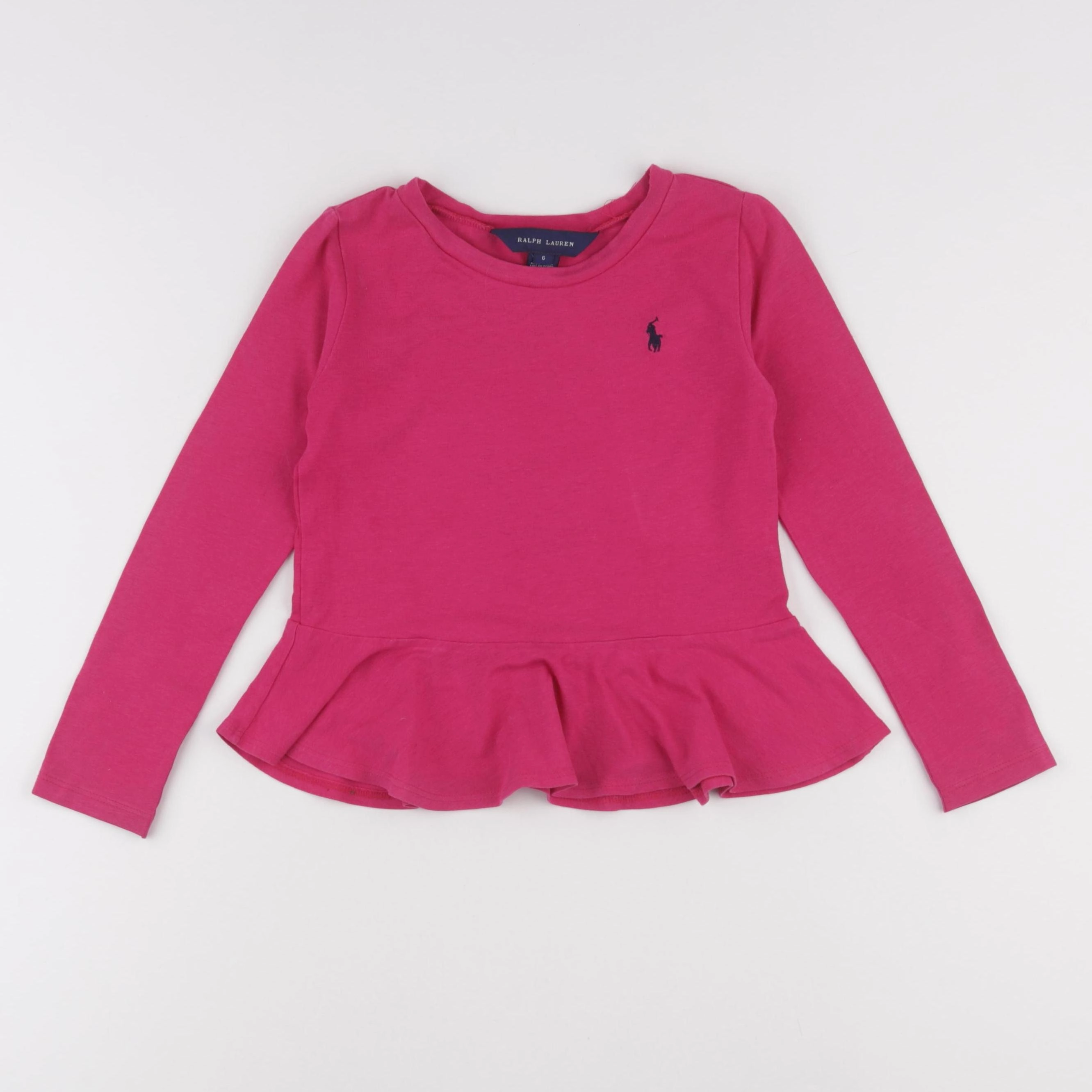 Ralph Lauren - tee-shirt rose - 6 ans