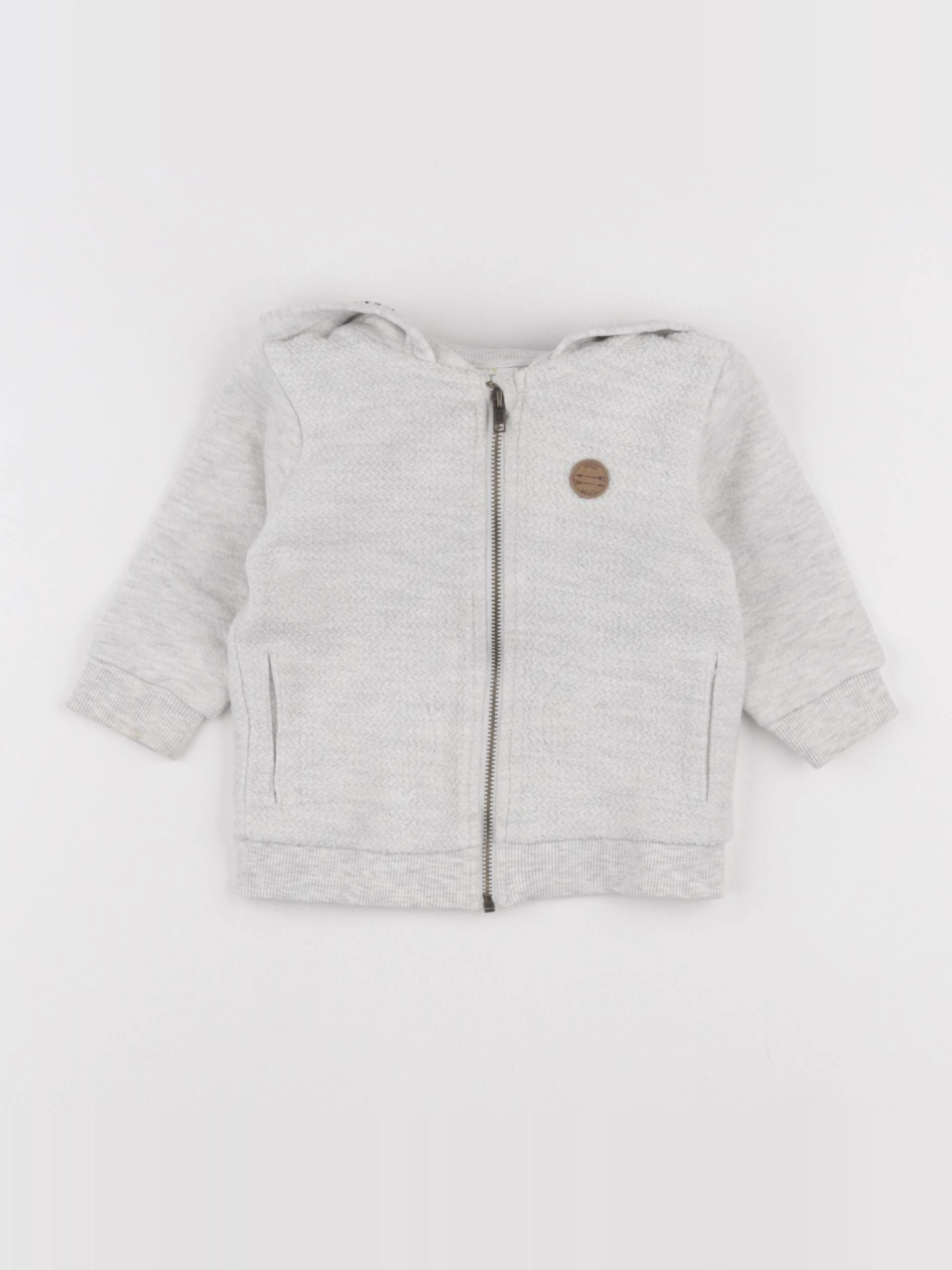 Tape à l'oeil - sweat gris - 9 mois