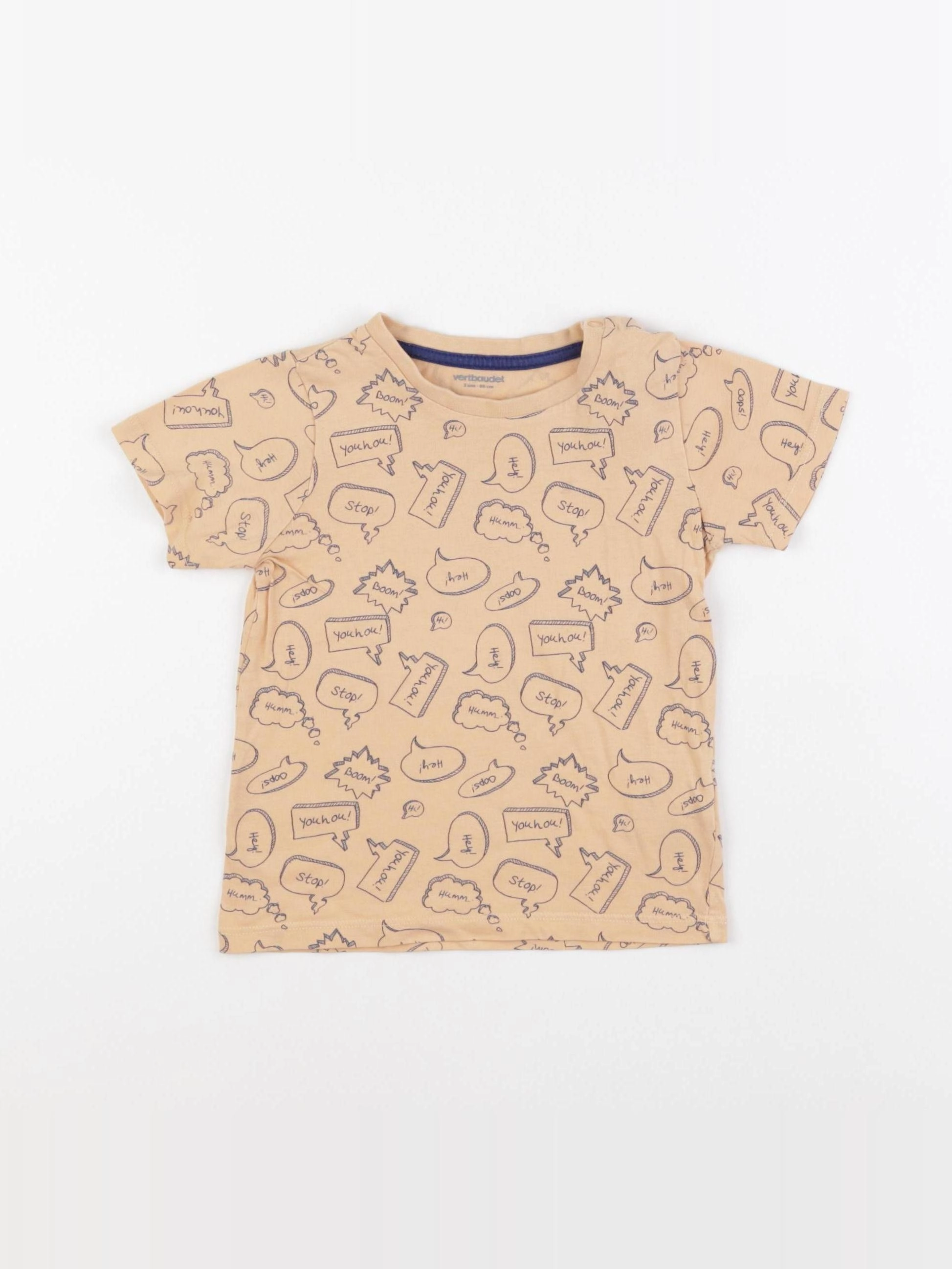 Vertbaudet - tee-shirt orange - 2 ans