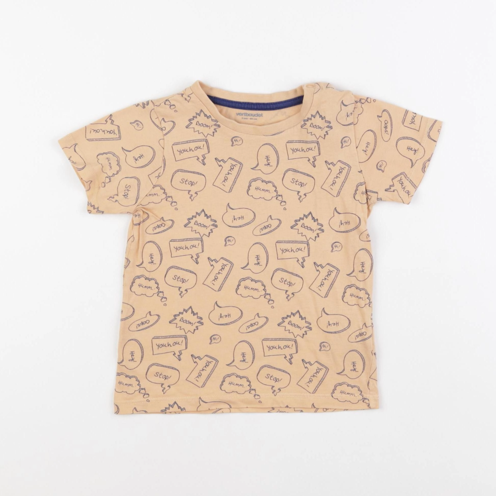 Vertbaudet - tee-shirt orange - 2 ans