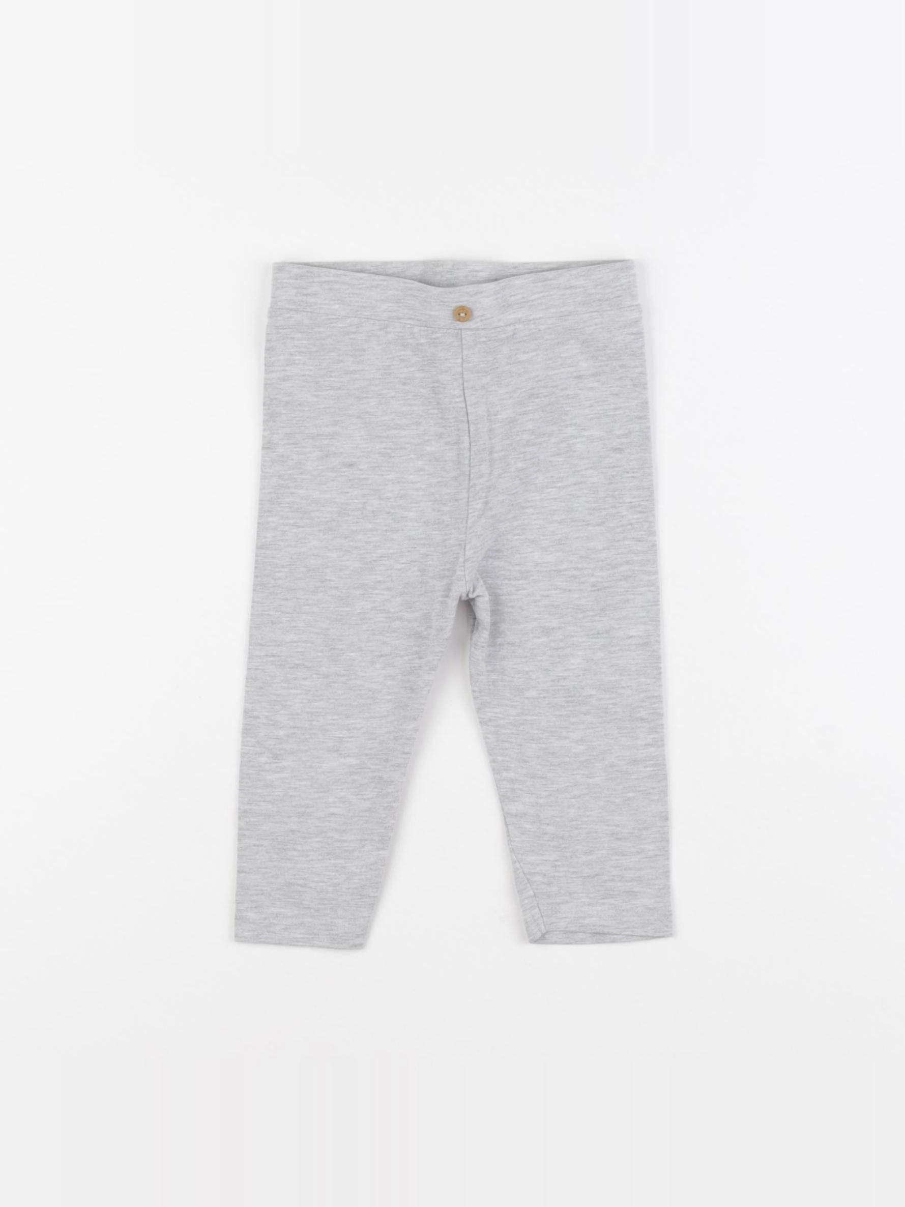 Vertbaudet - legging gris - 12 mois