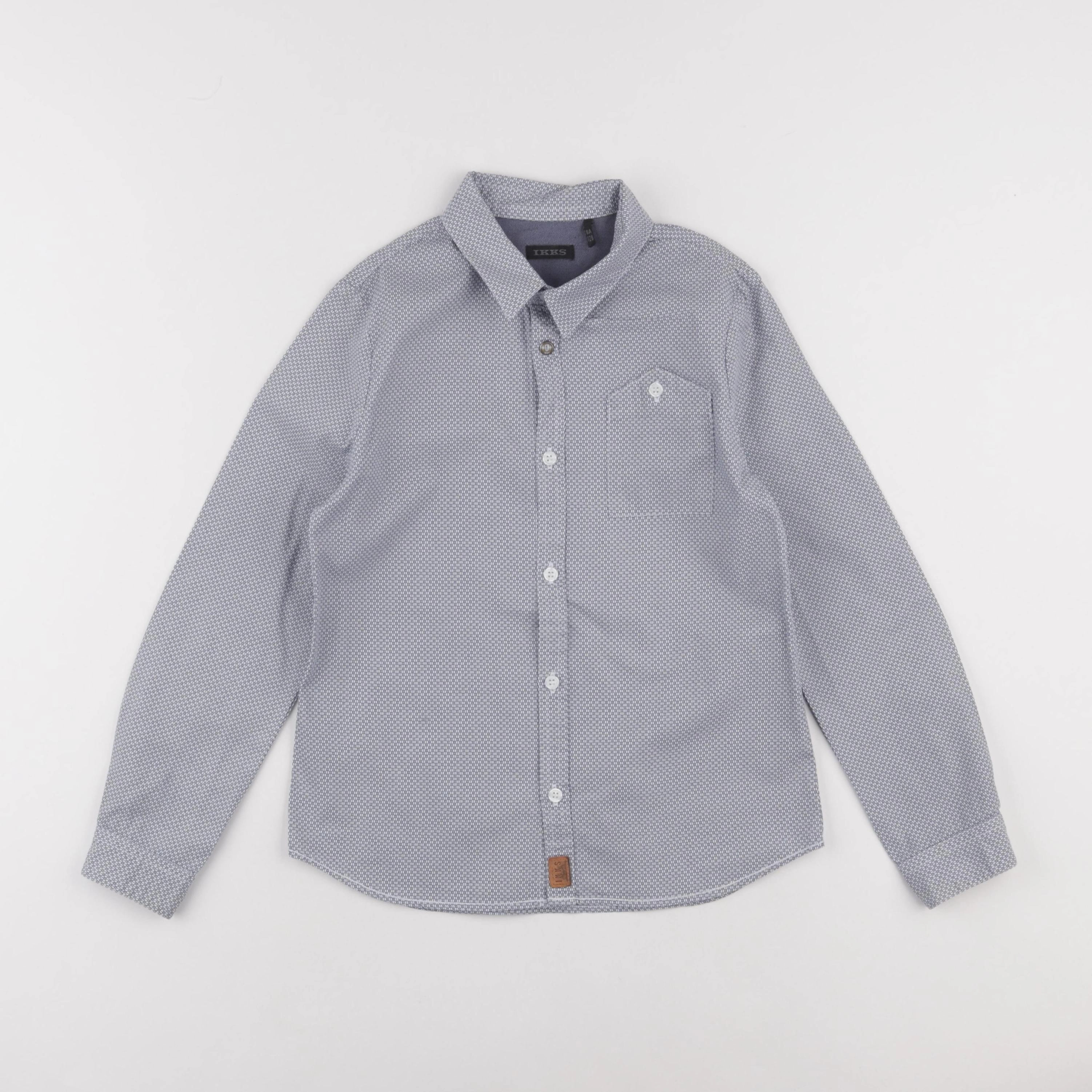 IKKS - chemise bleu - 8 ans