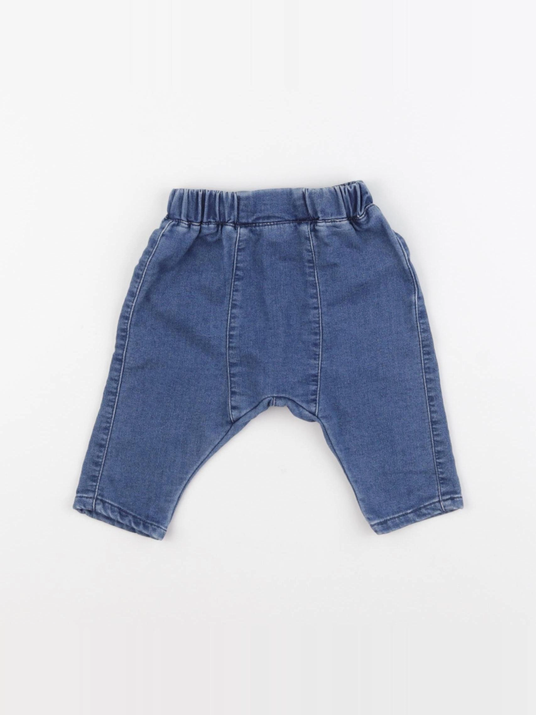 Vertbaudet - sarouel bleu - 1 mois