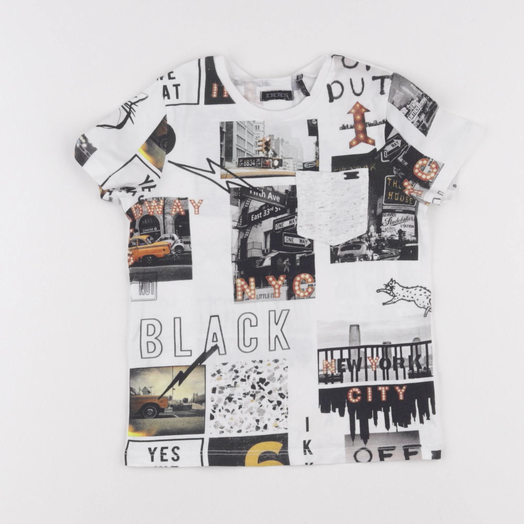 IKKS - tee-shirt blanc - 3 ans