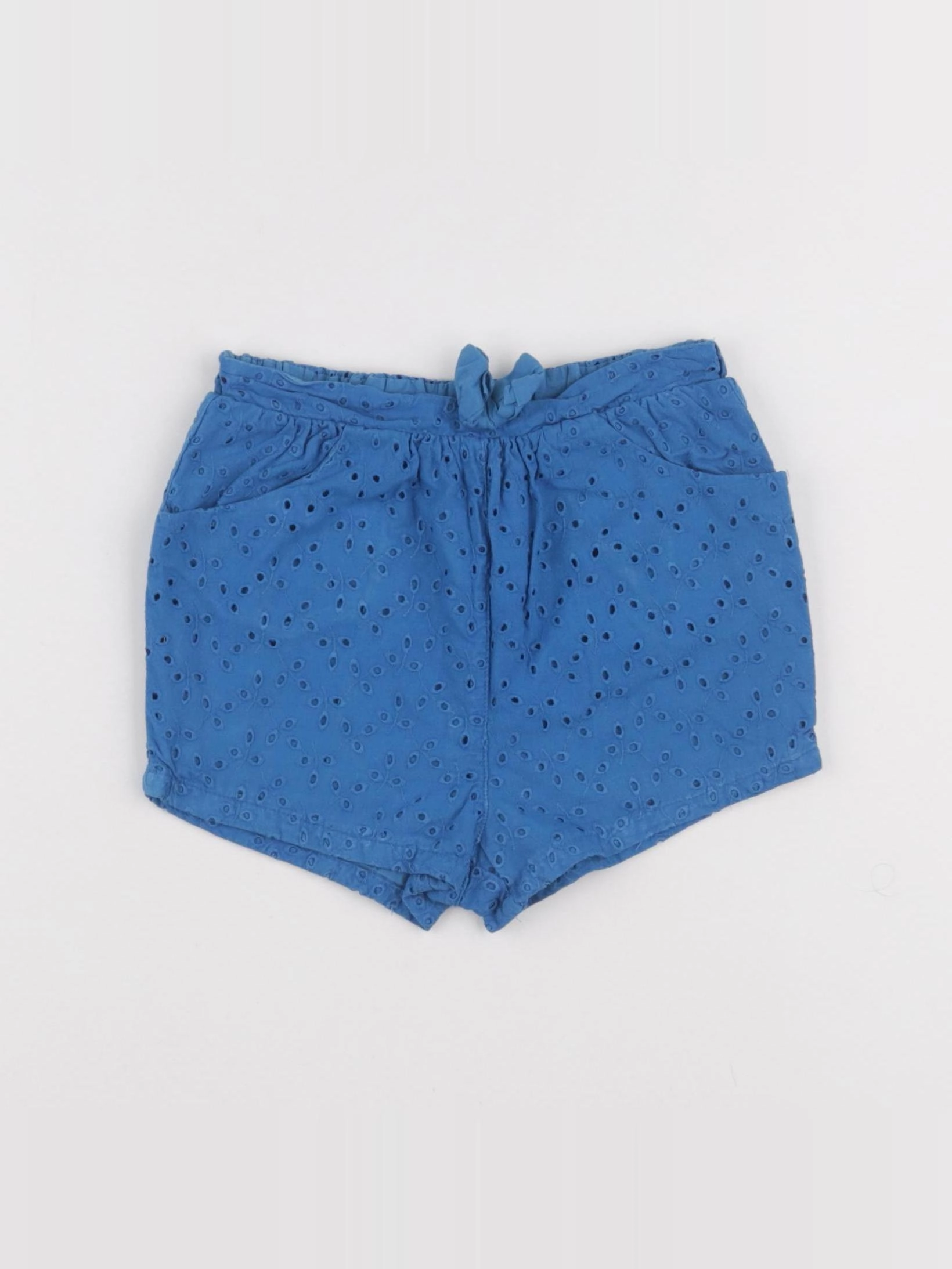 Petit Bateau - short bleu - 36 mois