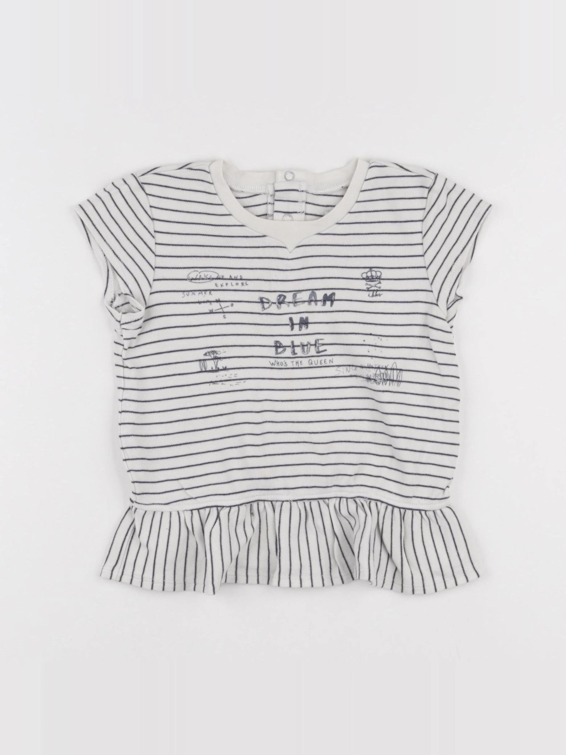 IKKS - tee-shirt beige - 3 ans
