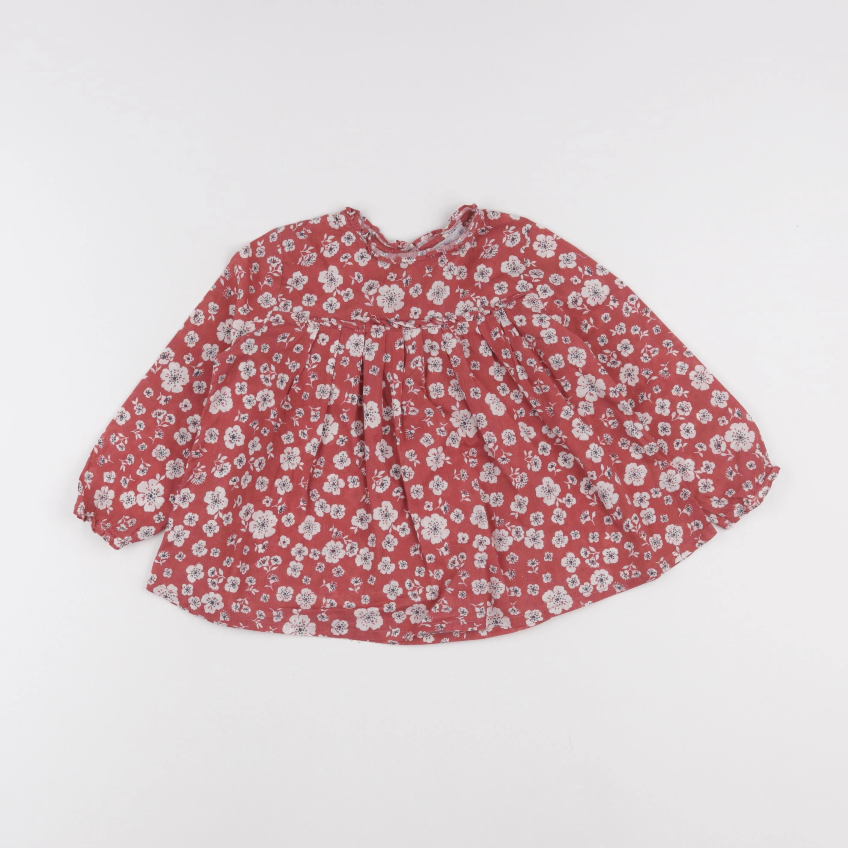 Boutchou - blouse rose - 24 mois