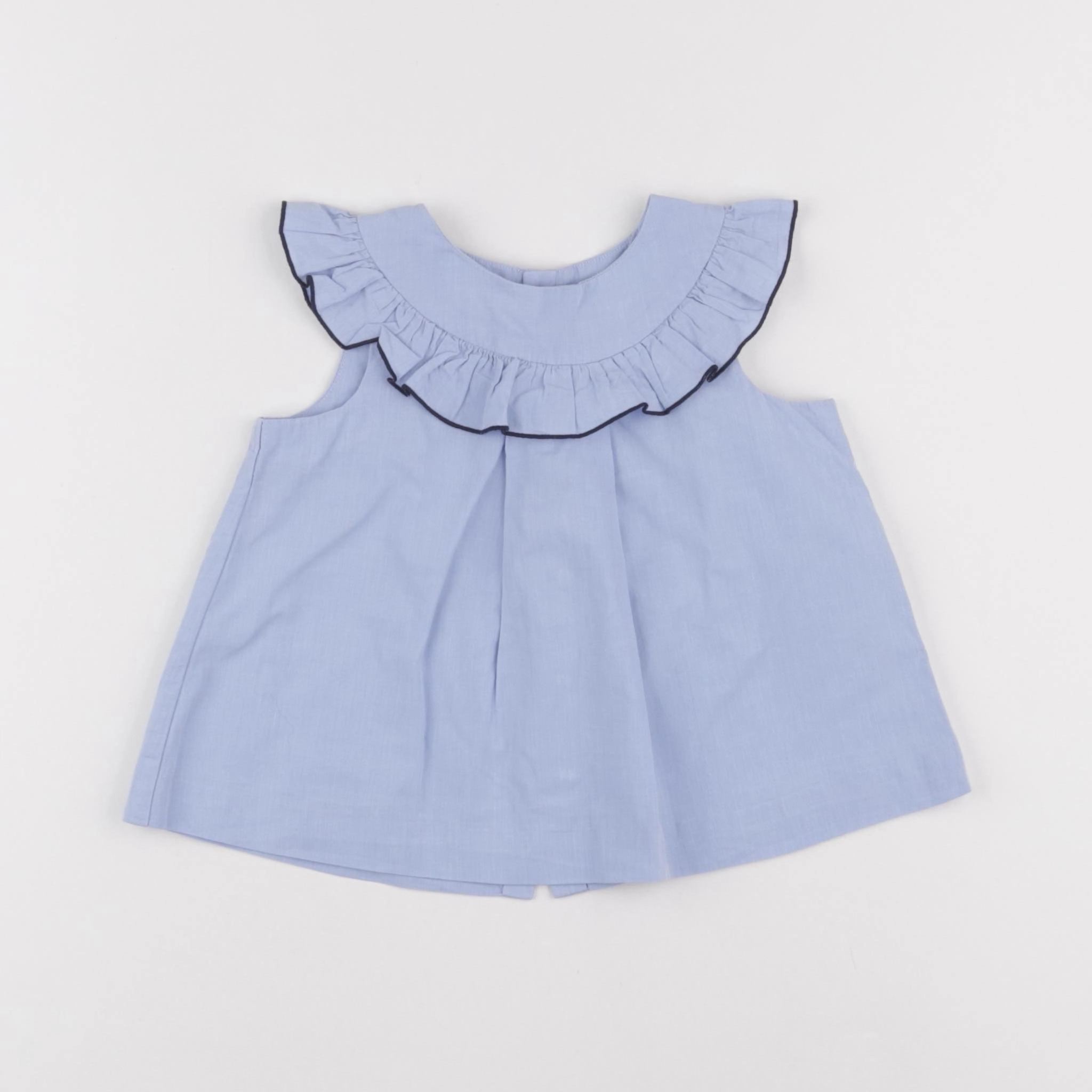 Jacadi - blouse bleu - 24 mois