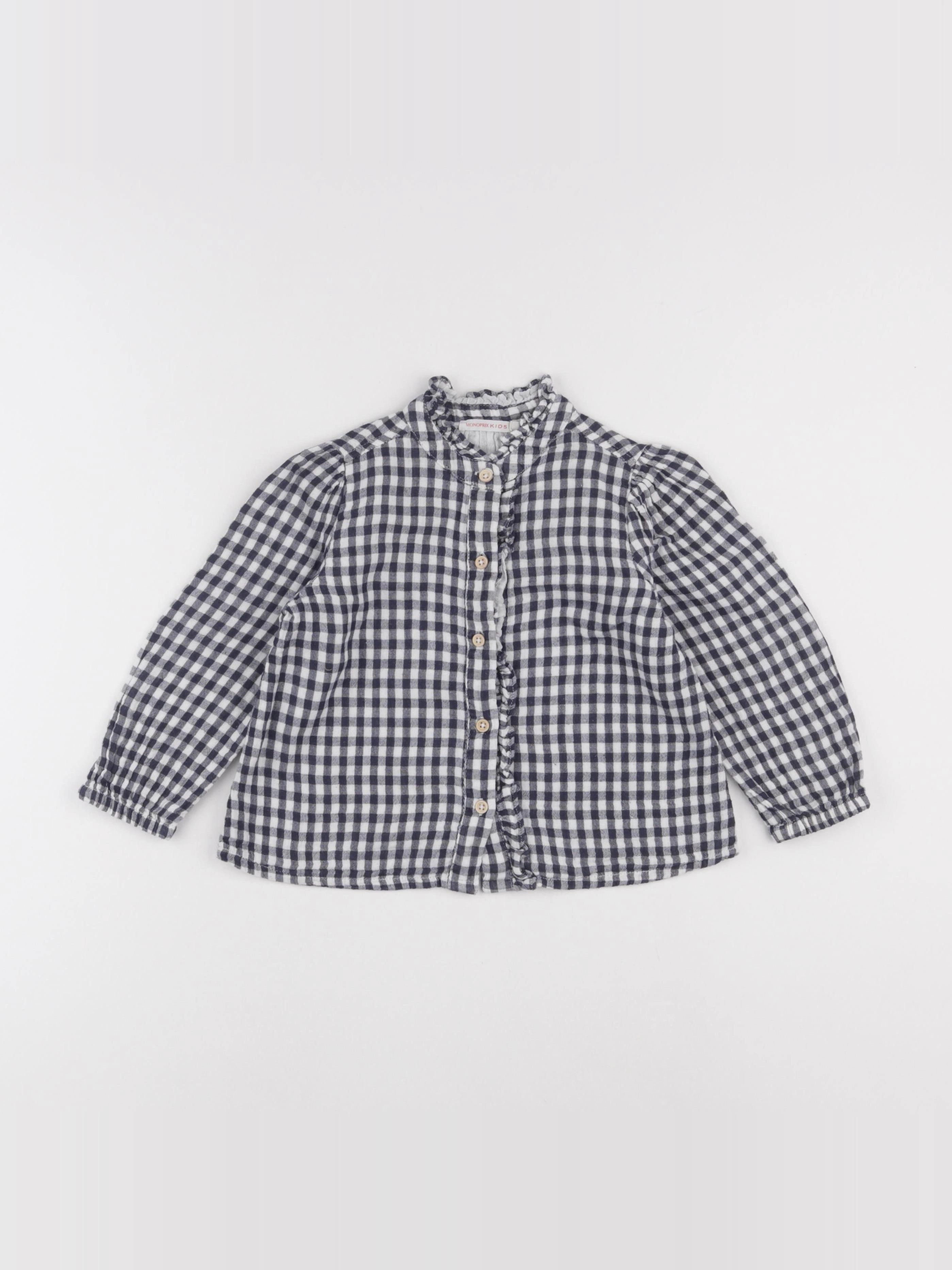 Monoprix - blouse noir - 3 ans