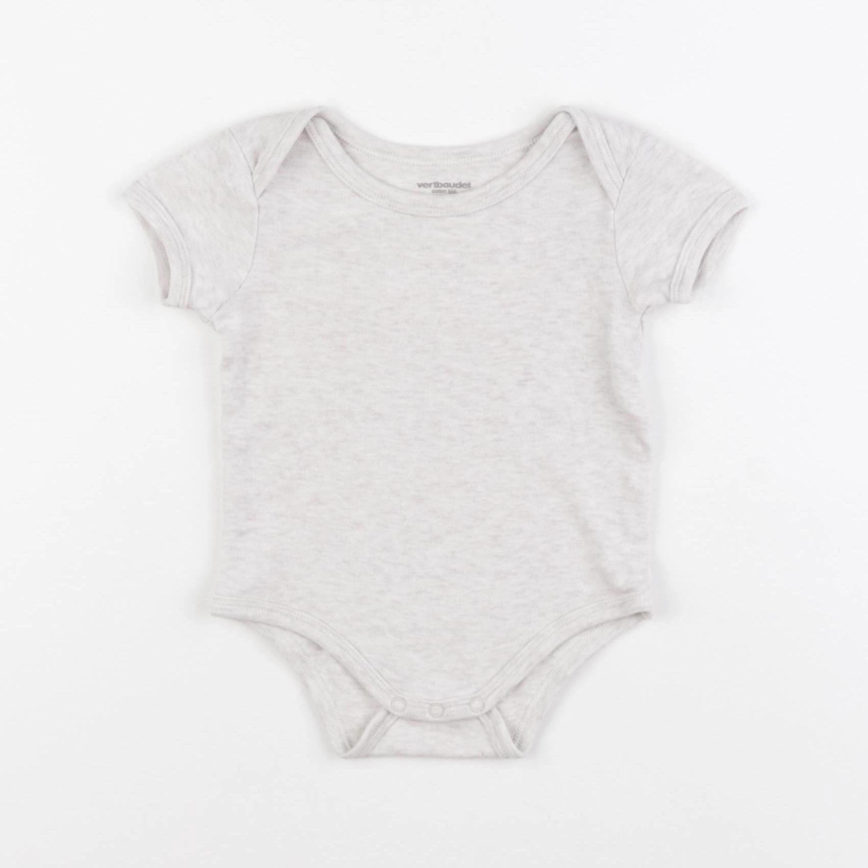 Vertbaudet - body beige - 12 mois