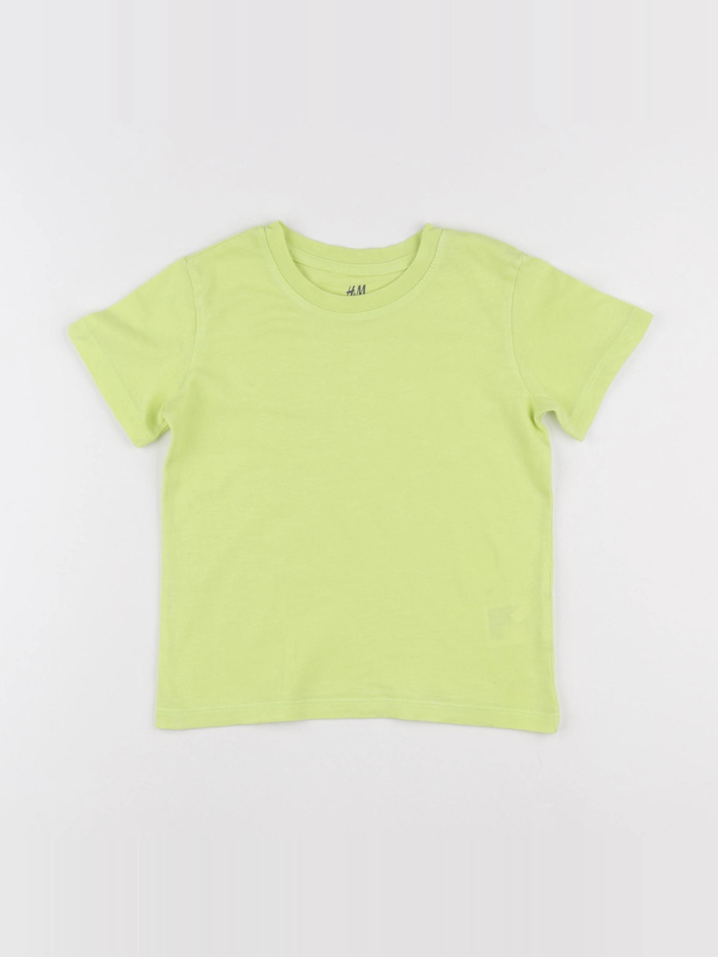 H&M - tee-shirt jaune - 3/4 ans