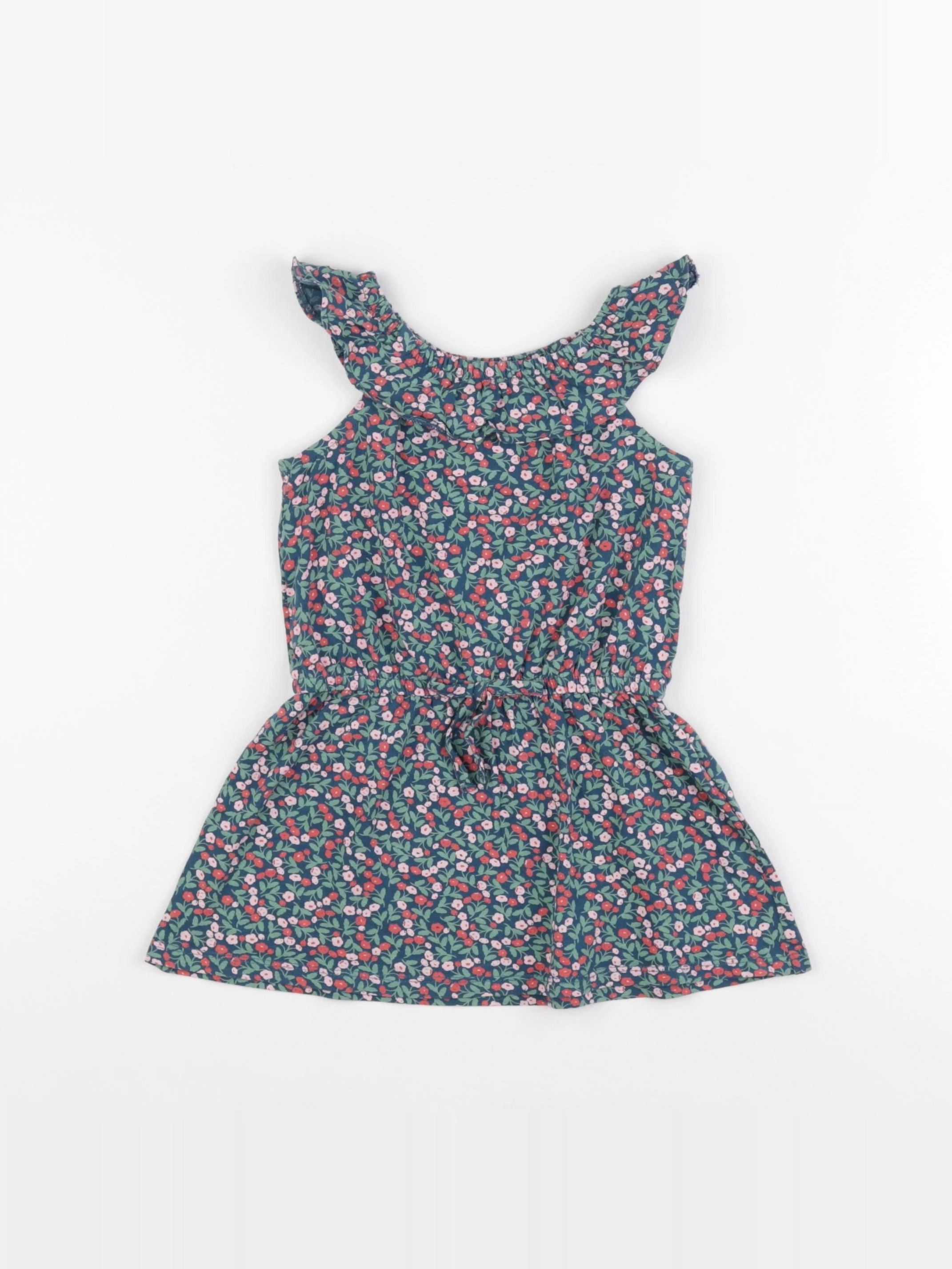 Vertbaudet - robe vert - 2 ans