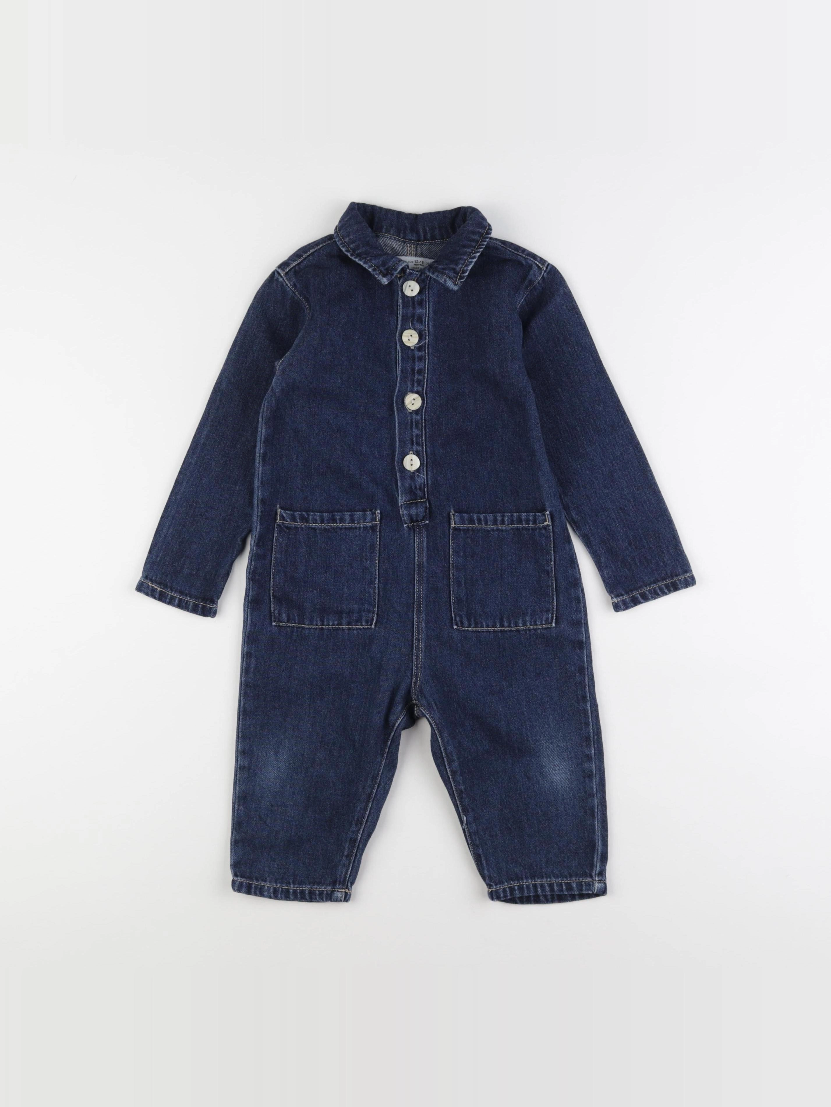Zara - combinaison bleu - 12/18 mois