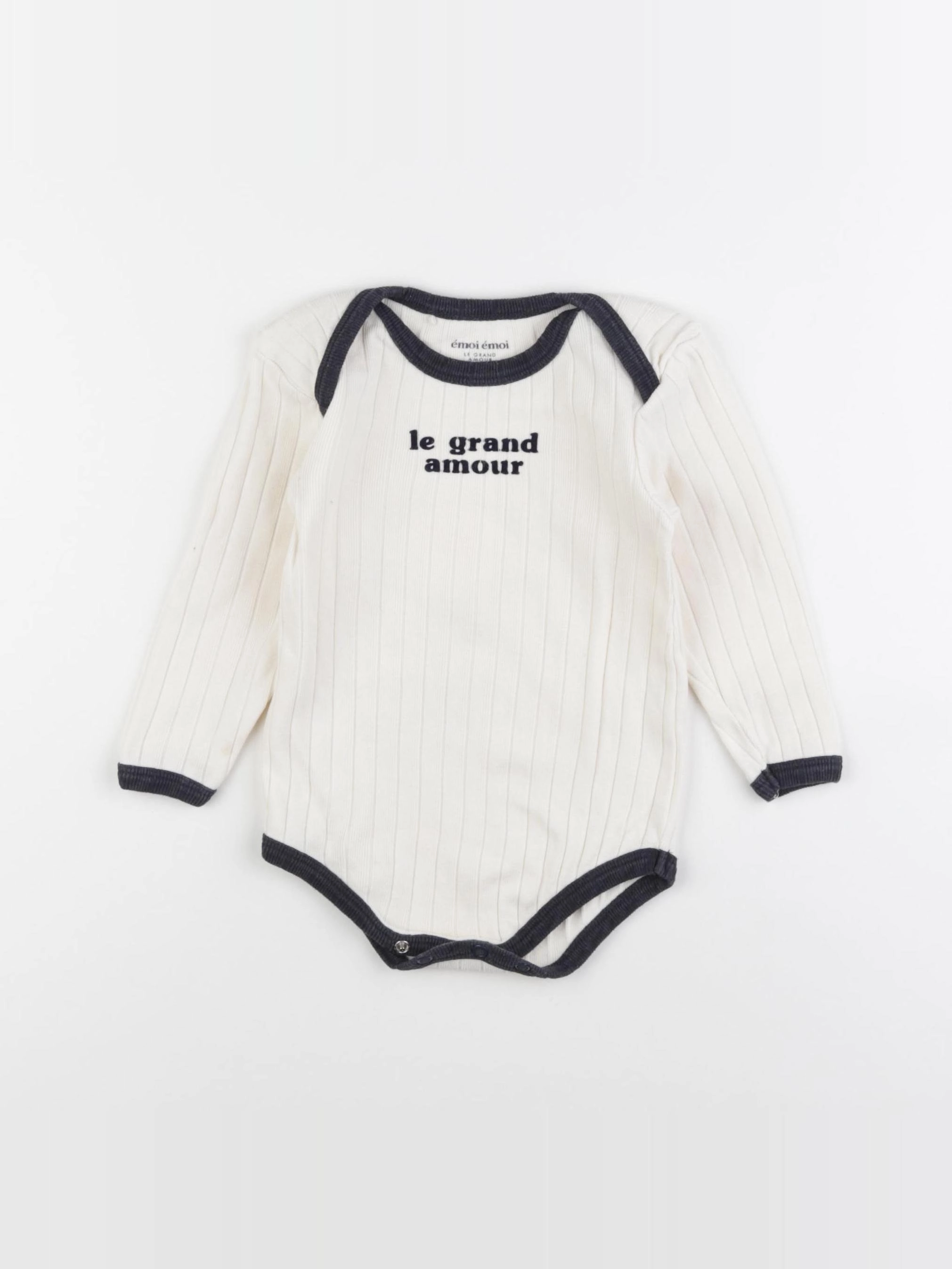 Emoi emoi - body blanc - 24 mois