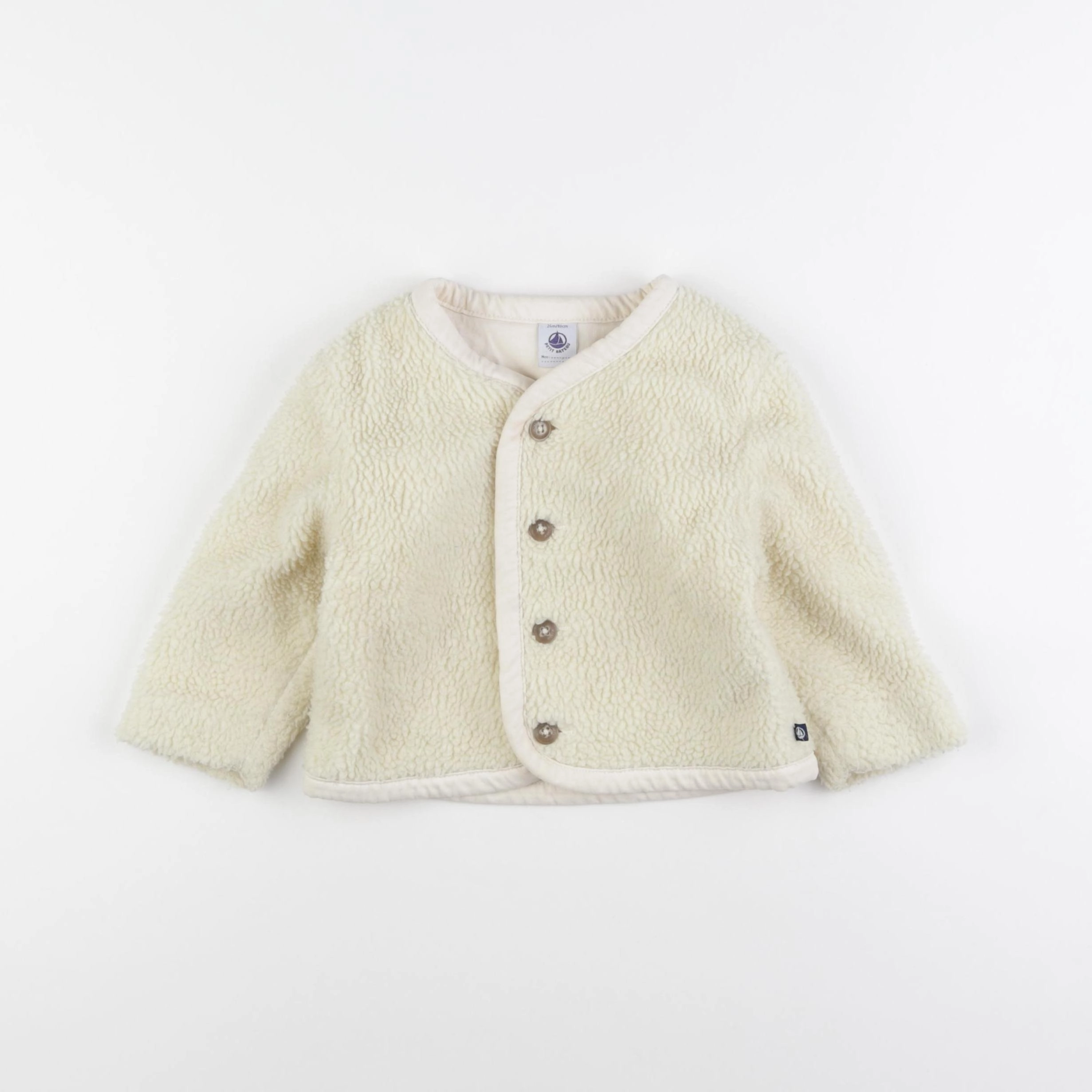 Petit Bateau - veste beige - 24 mois