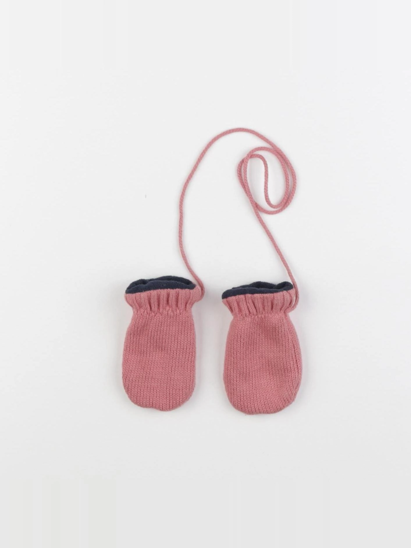 Petit Bateau - moufles rose - 12/18 mois