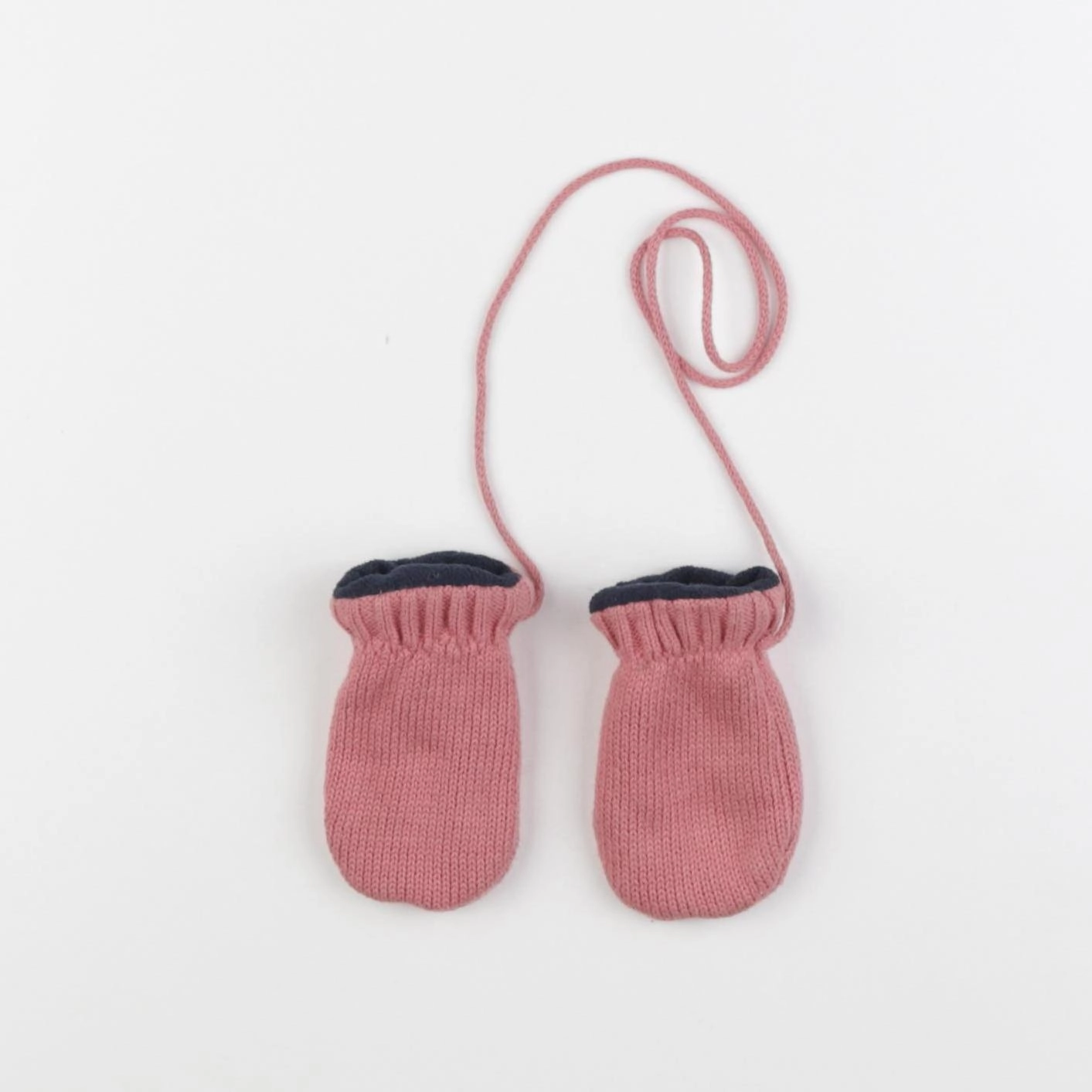 Petit Bateau - moufles rose - 12/18 mois