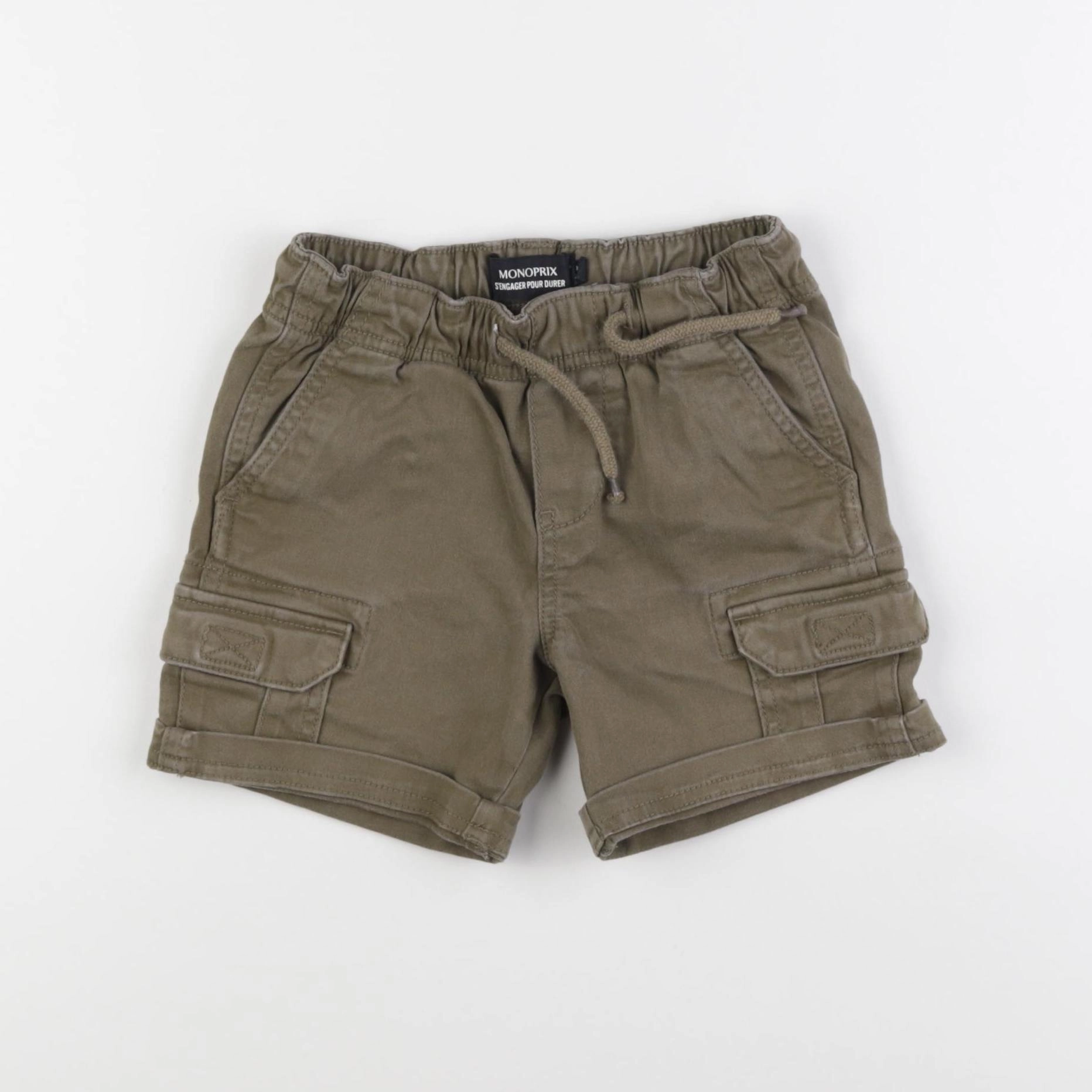 Monoprix - short vert - 4 ans