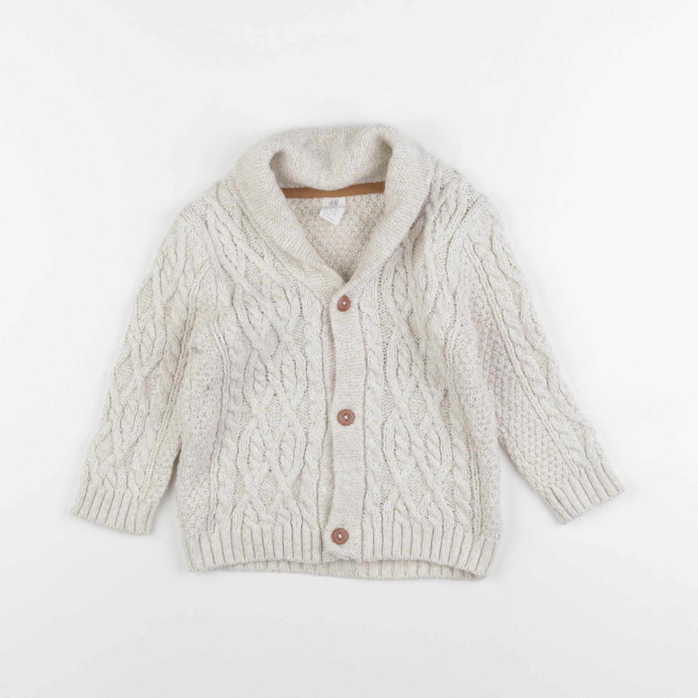 H&M - gilet gris - 12/18 mois