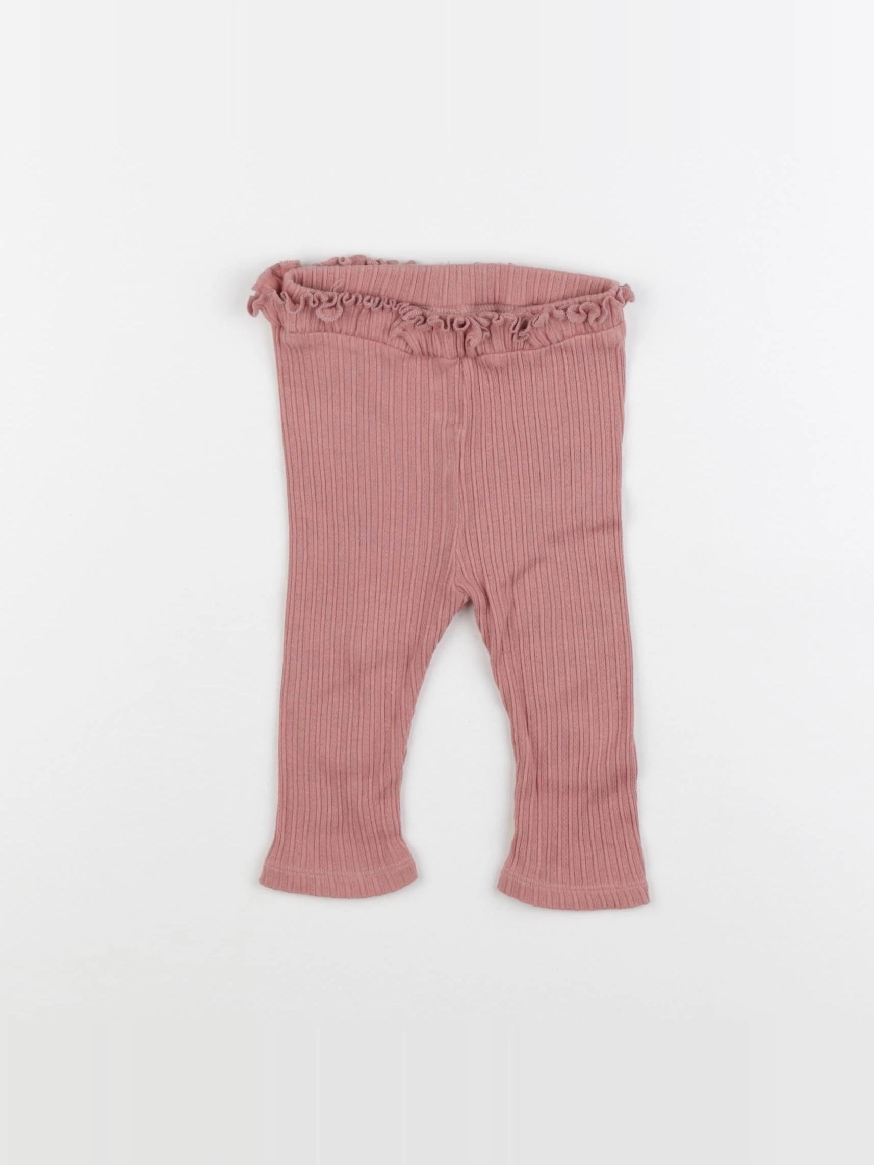 H&M - legging coton rose - 1/3 mois