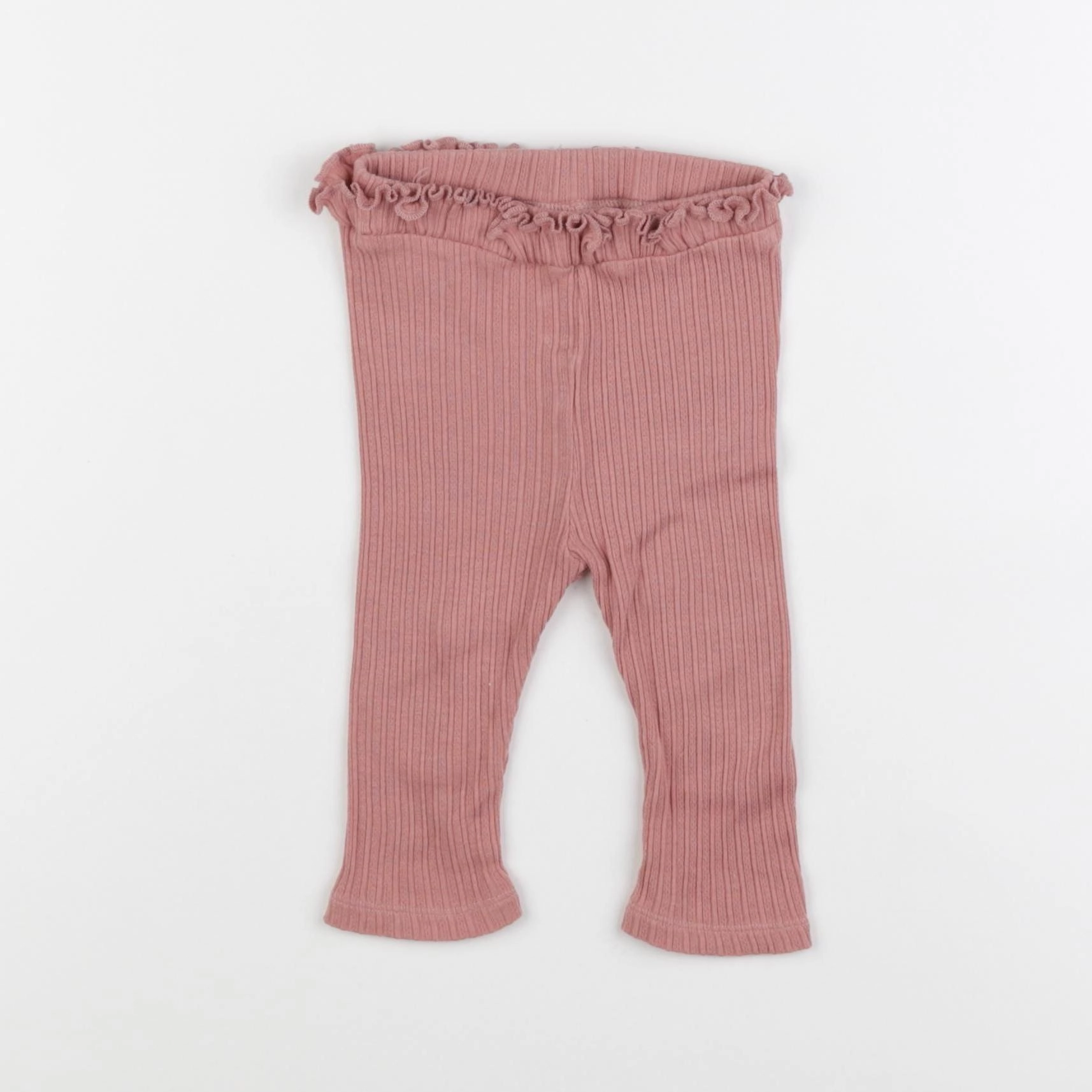 H&M - legging coton rose - 1/3 mois