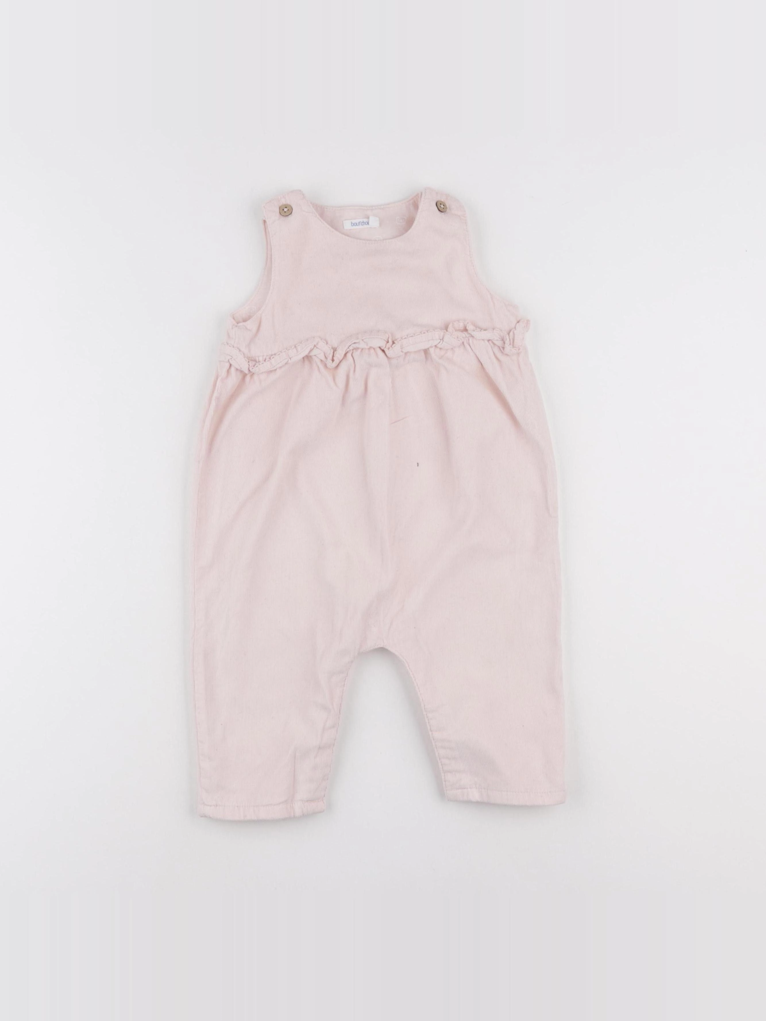 Boutchou - combinaison rose - 9 mois
