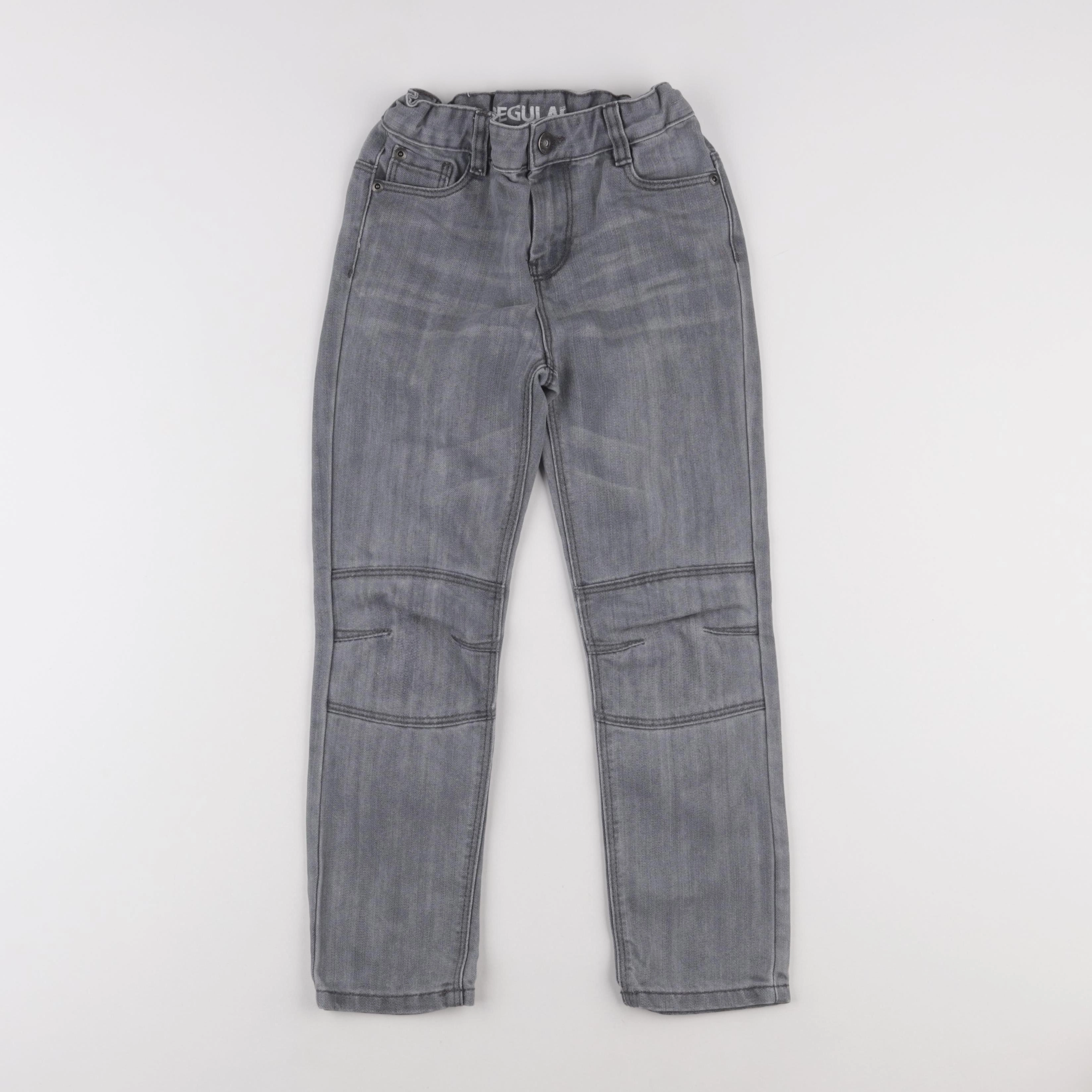 Vertbaudet - jean gris - 8 ans