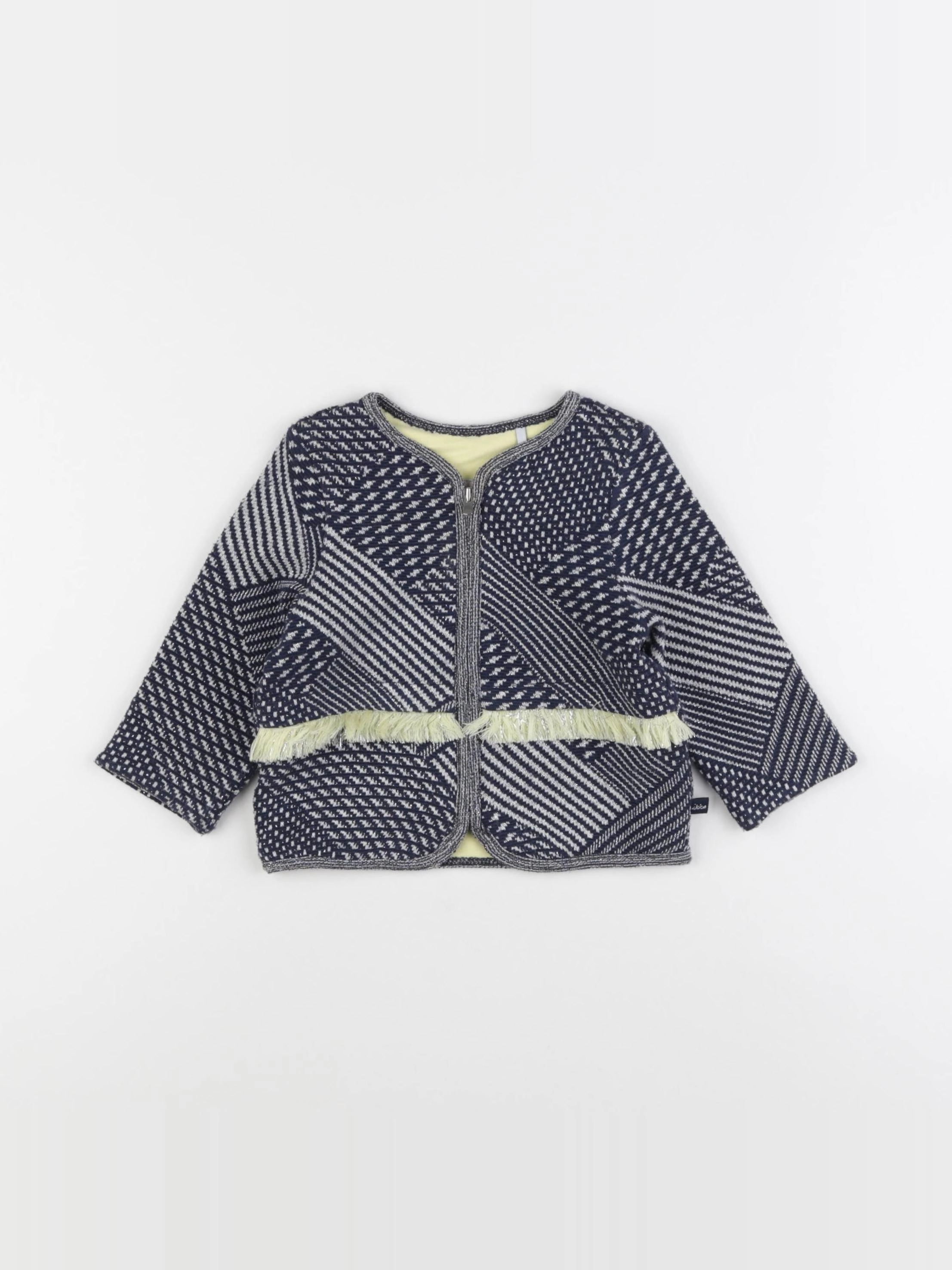 IKKS - gilet bleu - 12 mois