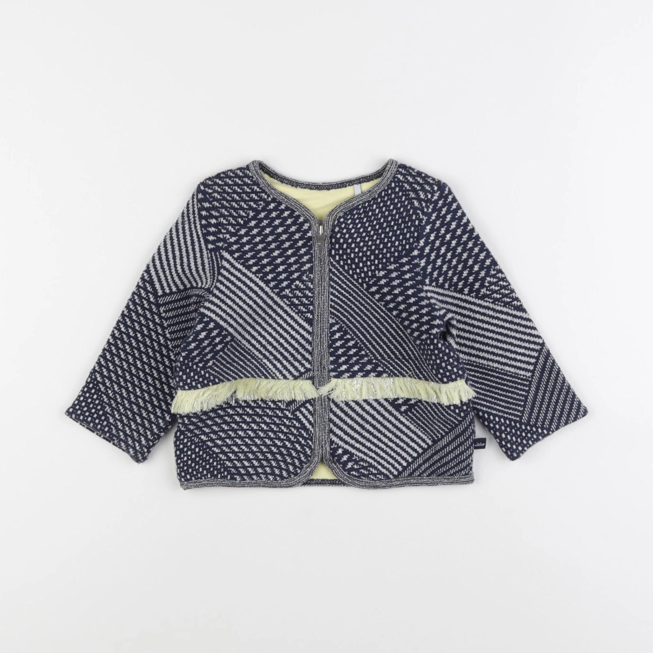 IKKS - gilet bleu - 12 mois